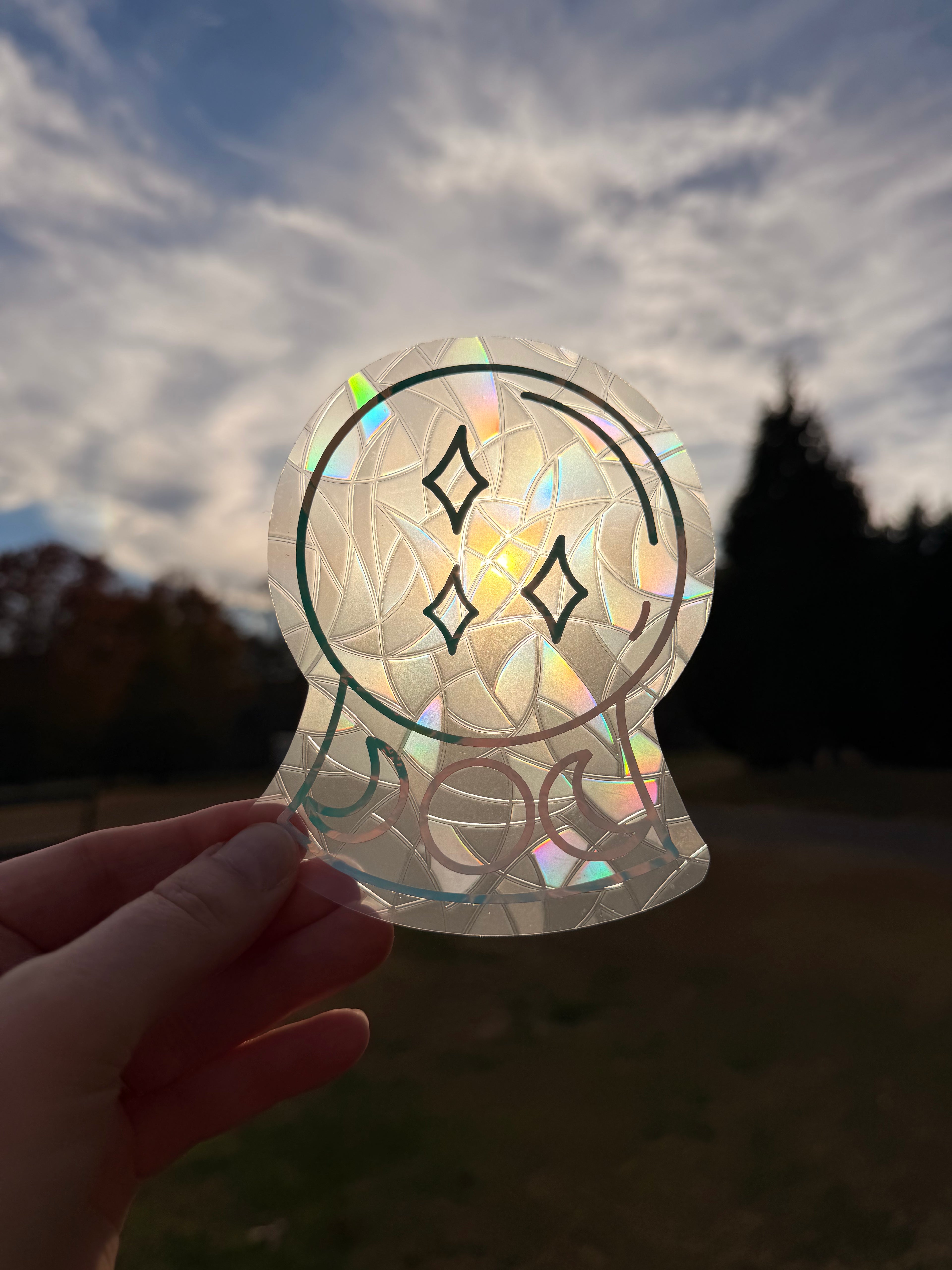 Crystal Ball Suncatcher Decal