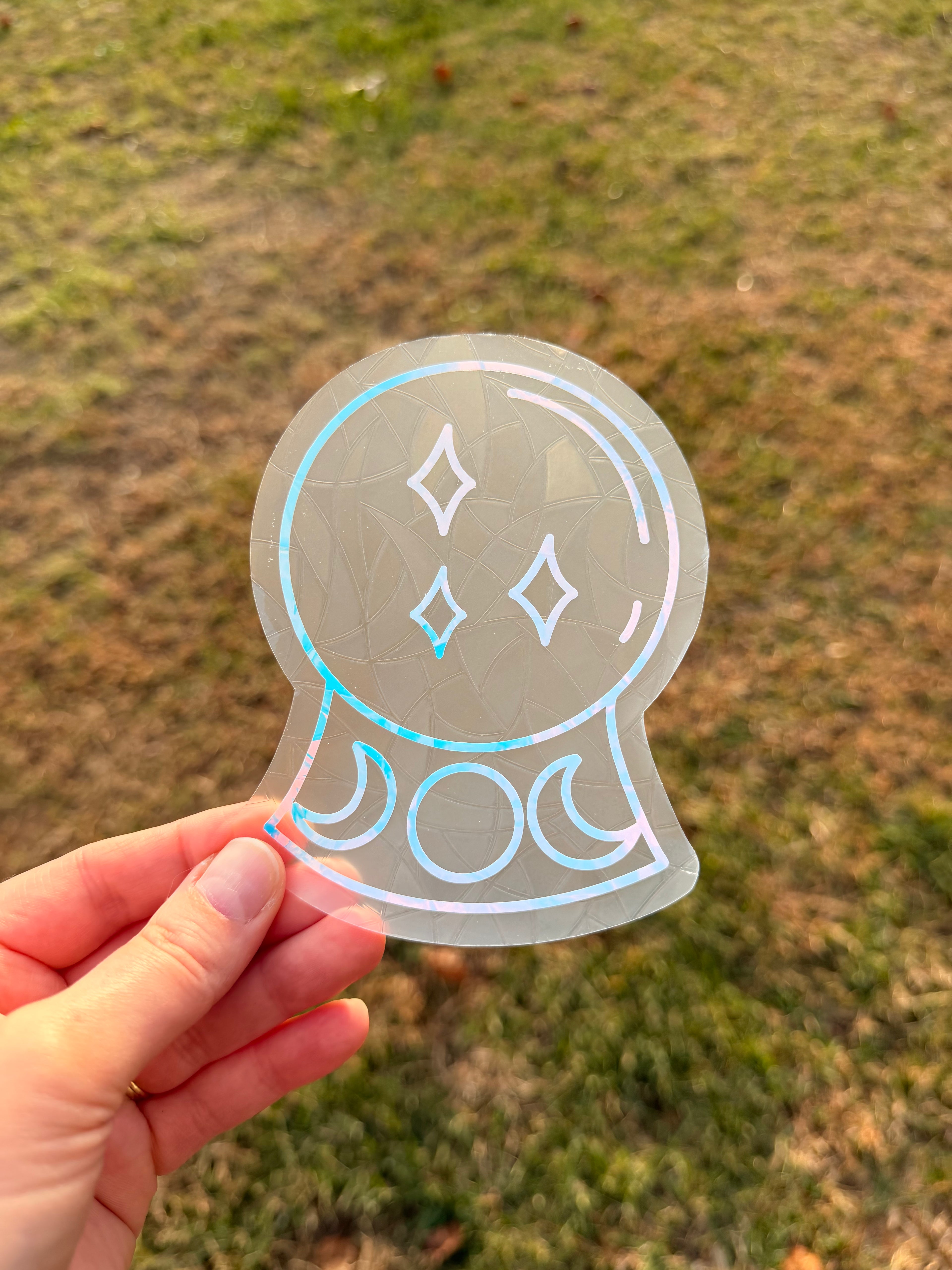 Crystal Ball Suncatcher Decal