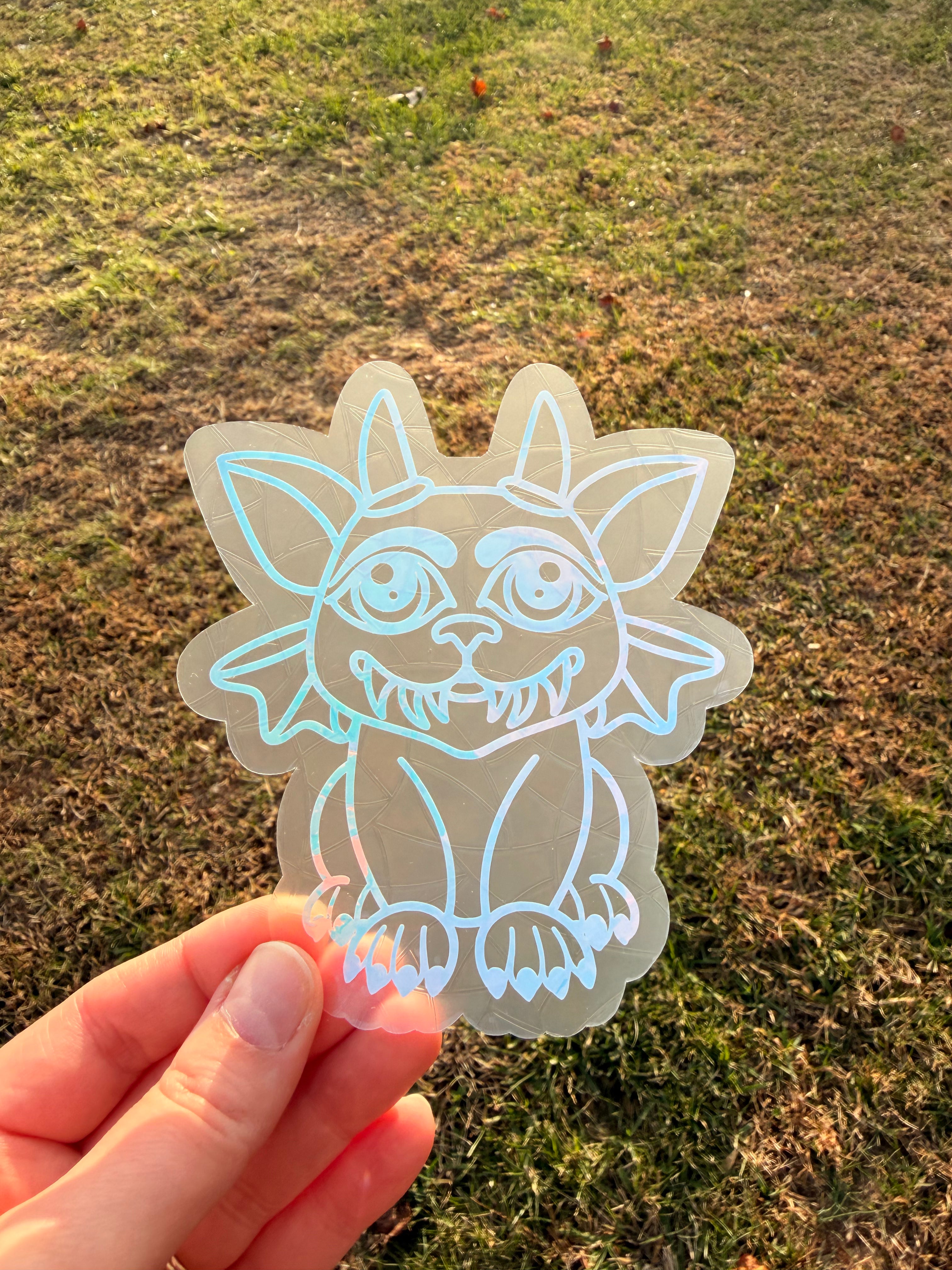 Gargoyle Suncatcher Decal