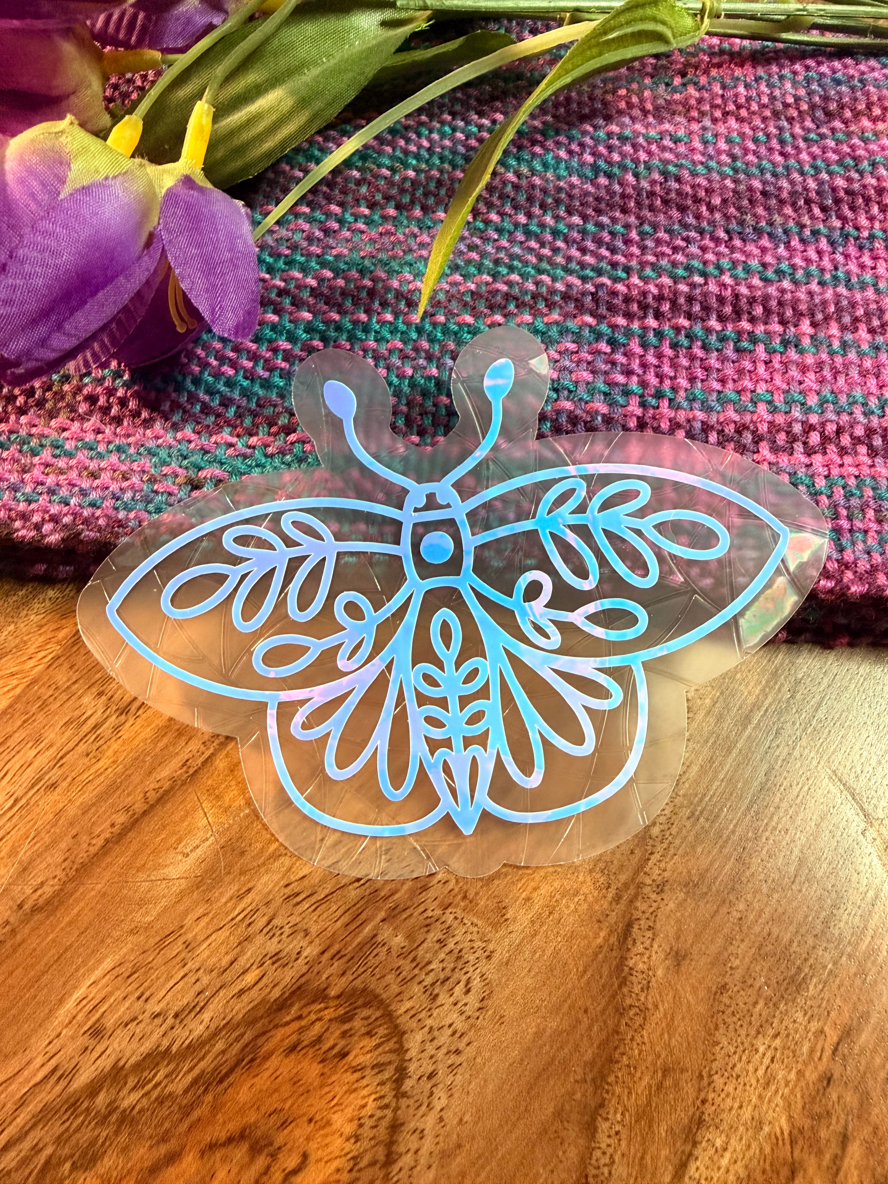 Moth Suncatcher Decal