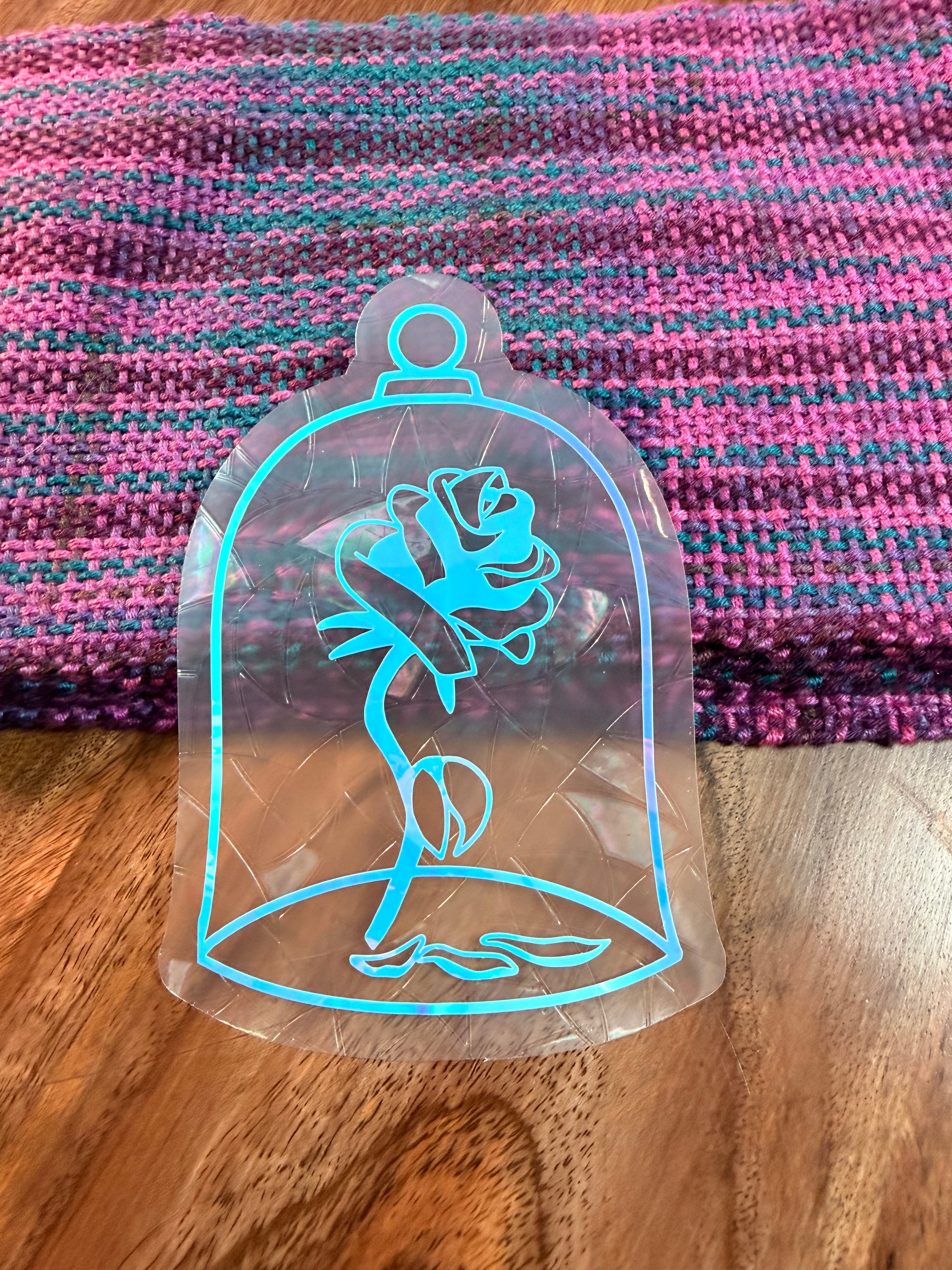 Enchanted Rose Suncatcher Decal