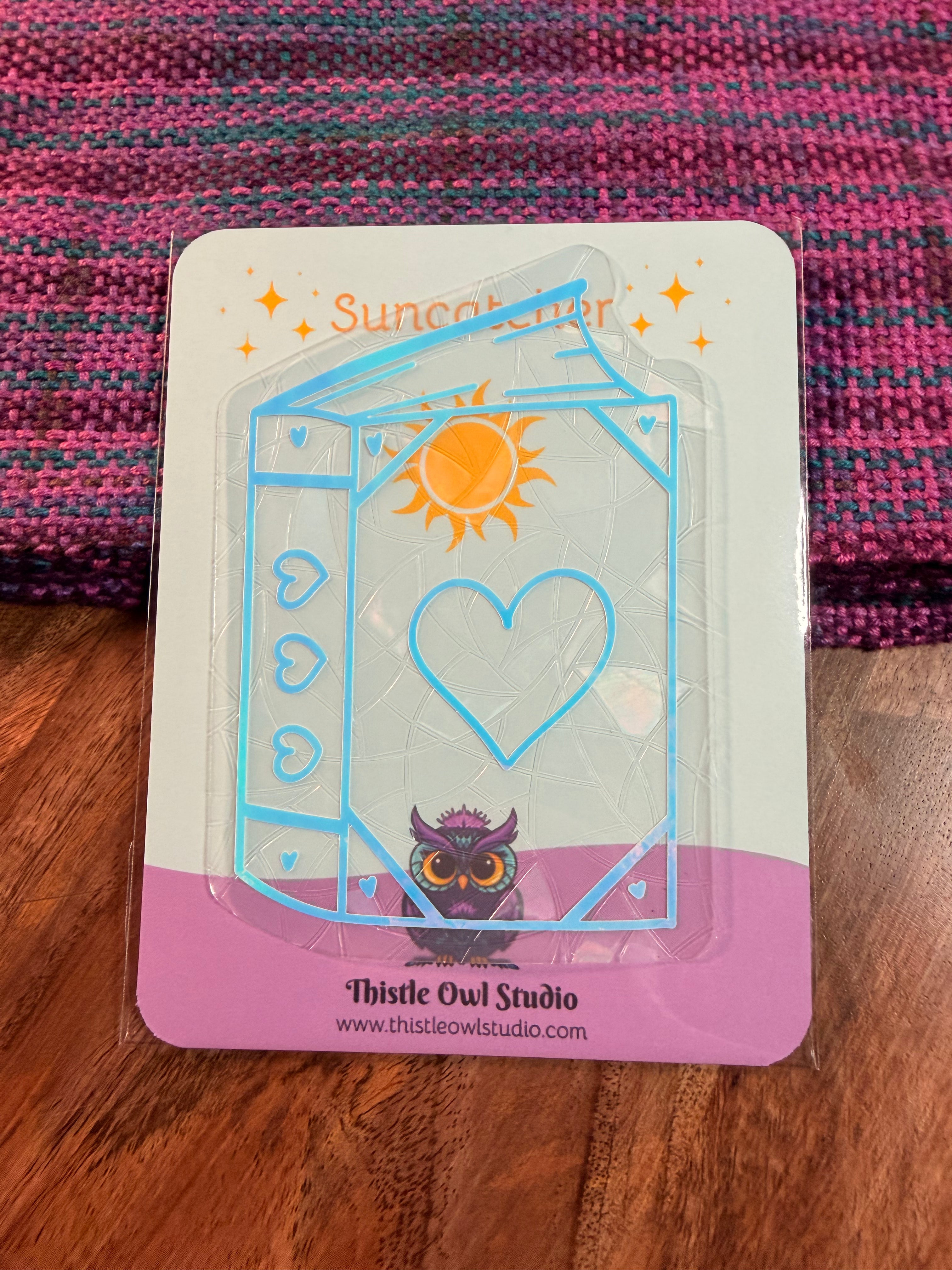 Book Lovers Suncatcher Decal