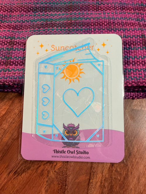 Book Lovers Suncatcher Decal