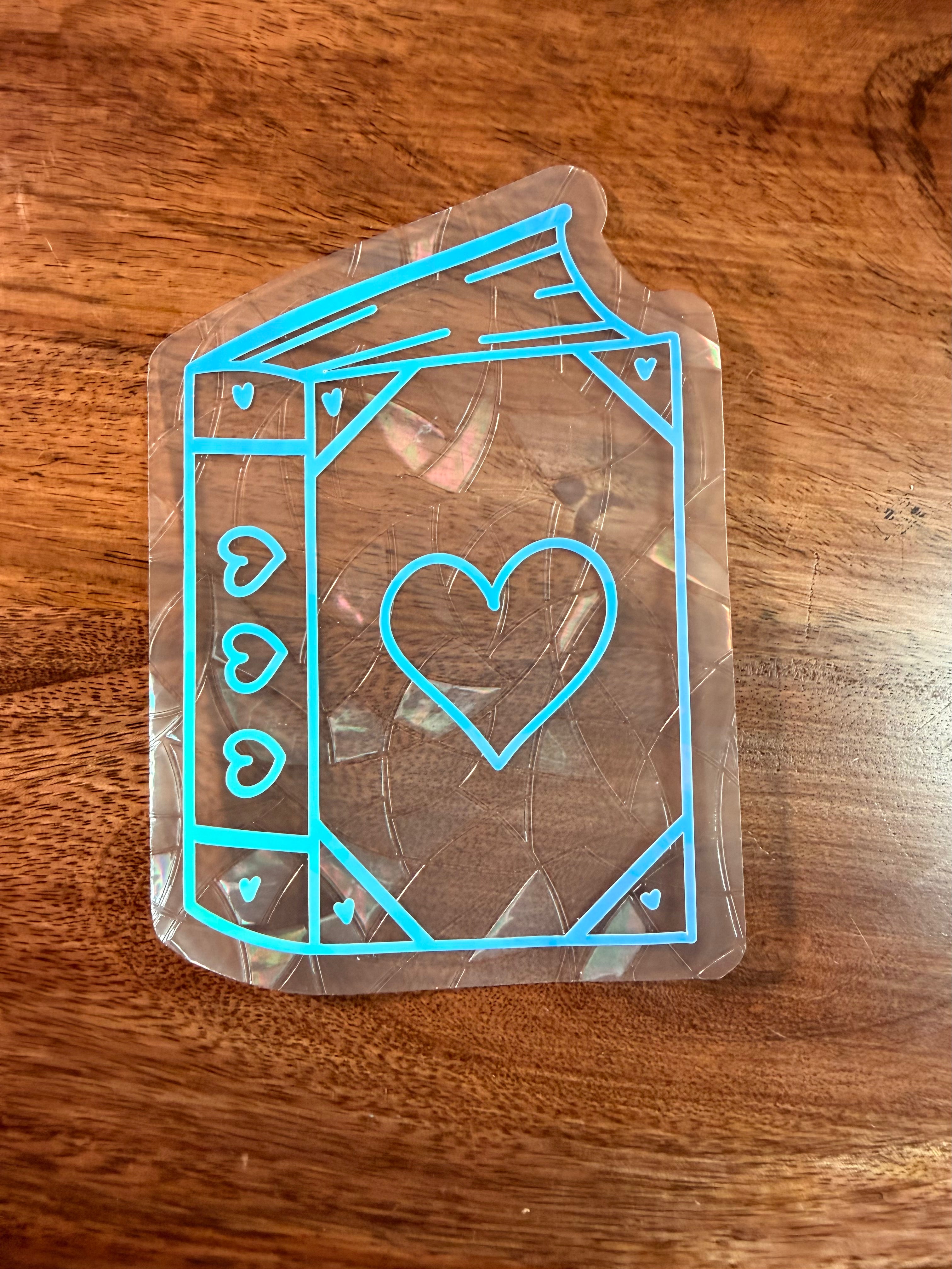 Book Lovers Suncatcher Decal