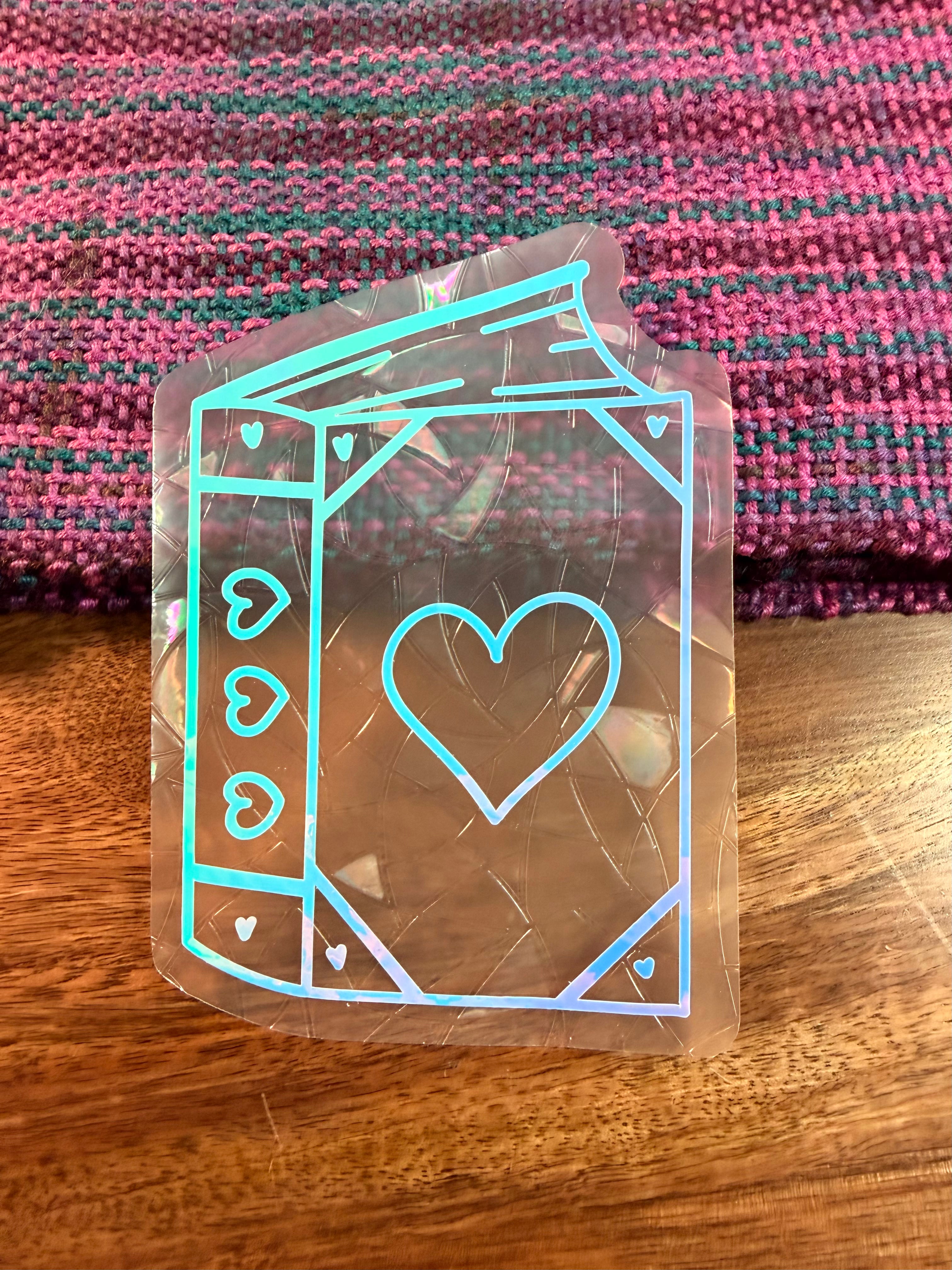 Book Lovers Suncatcher Decal