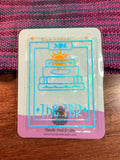 The TBR Tarot Suncatcher Decal
