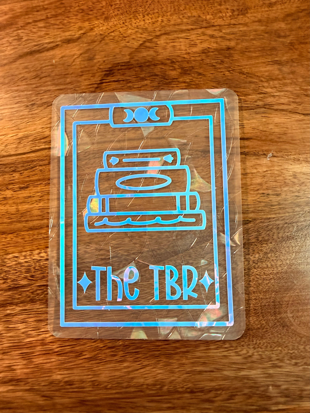 The TBR Tarot Suncatcher Decal