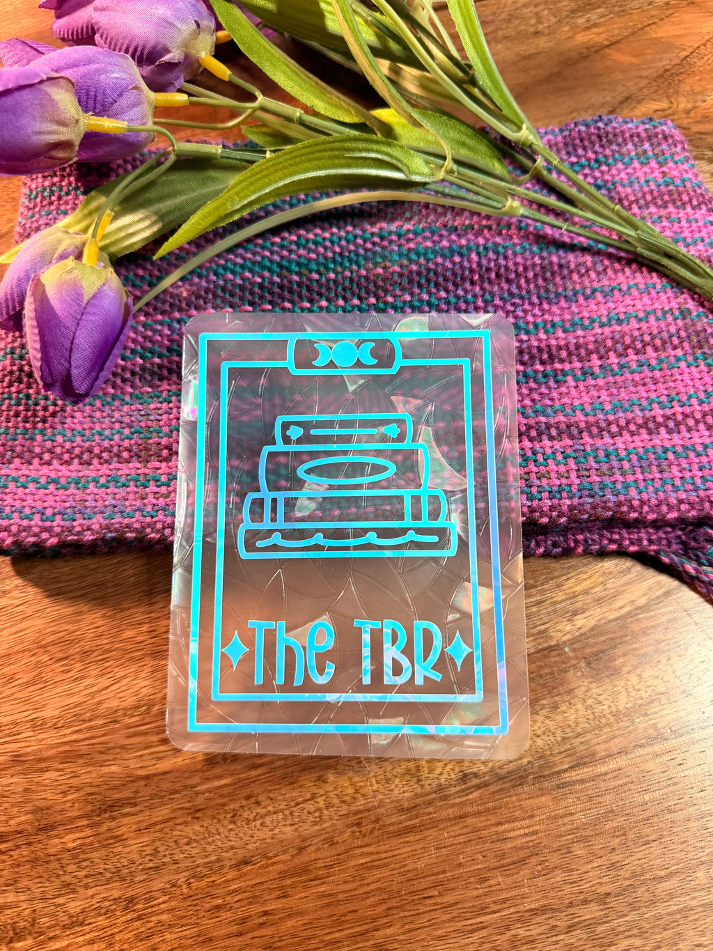 The TBR Tarot Suncatcher Decal
