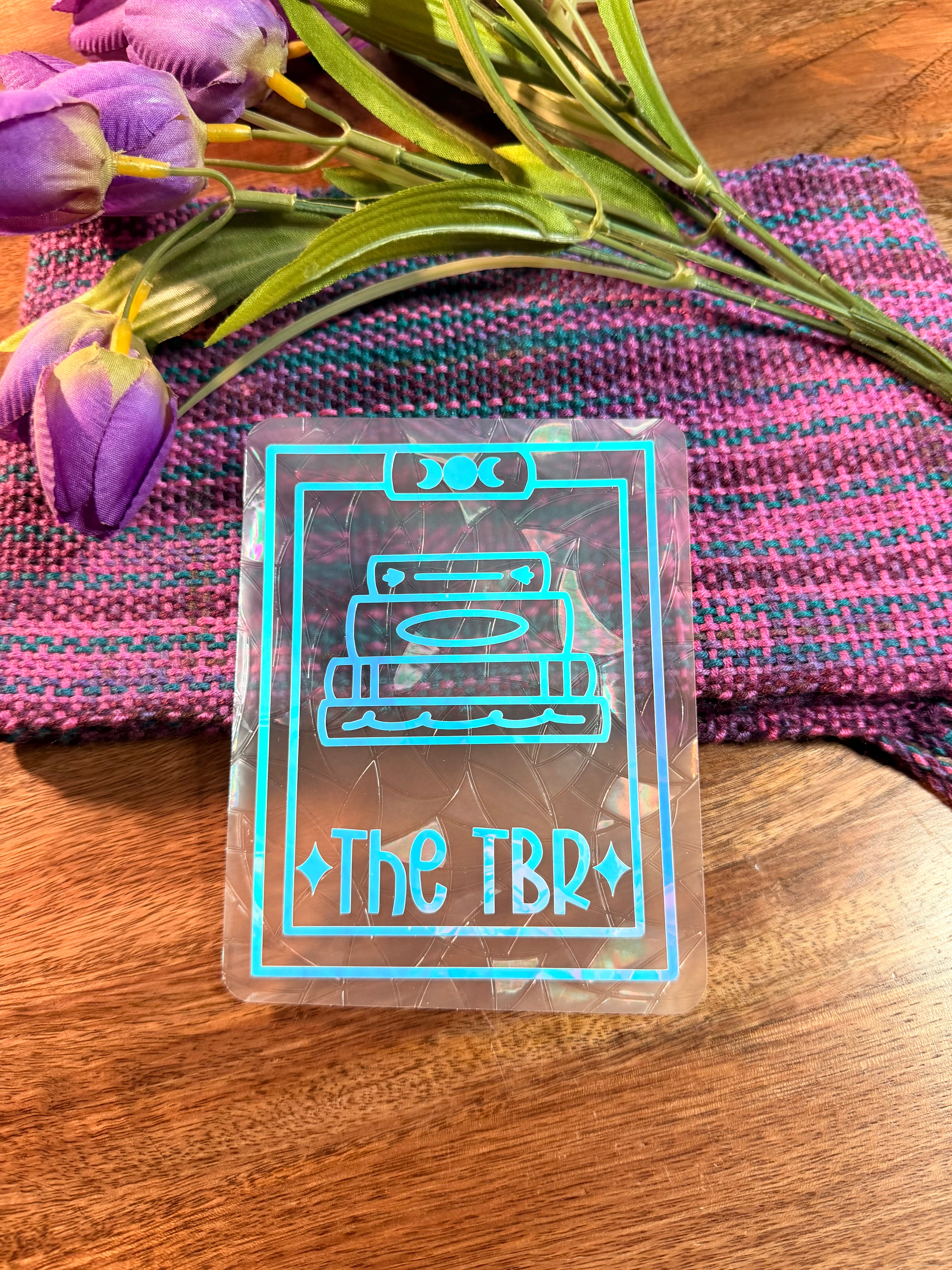 The TBR Tarot Suncatcher Decal