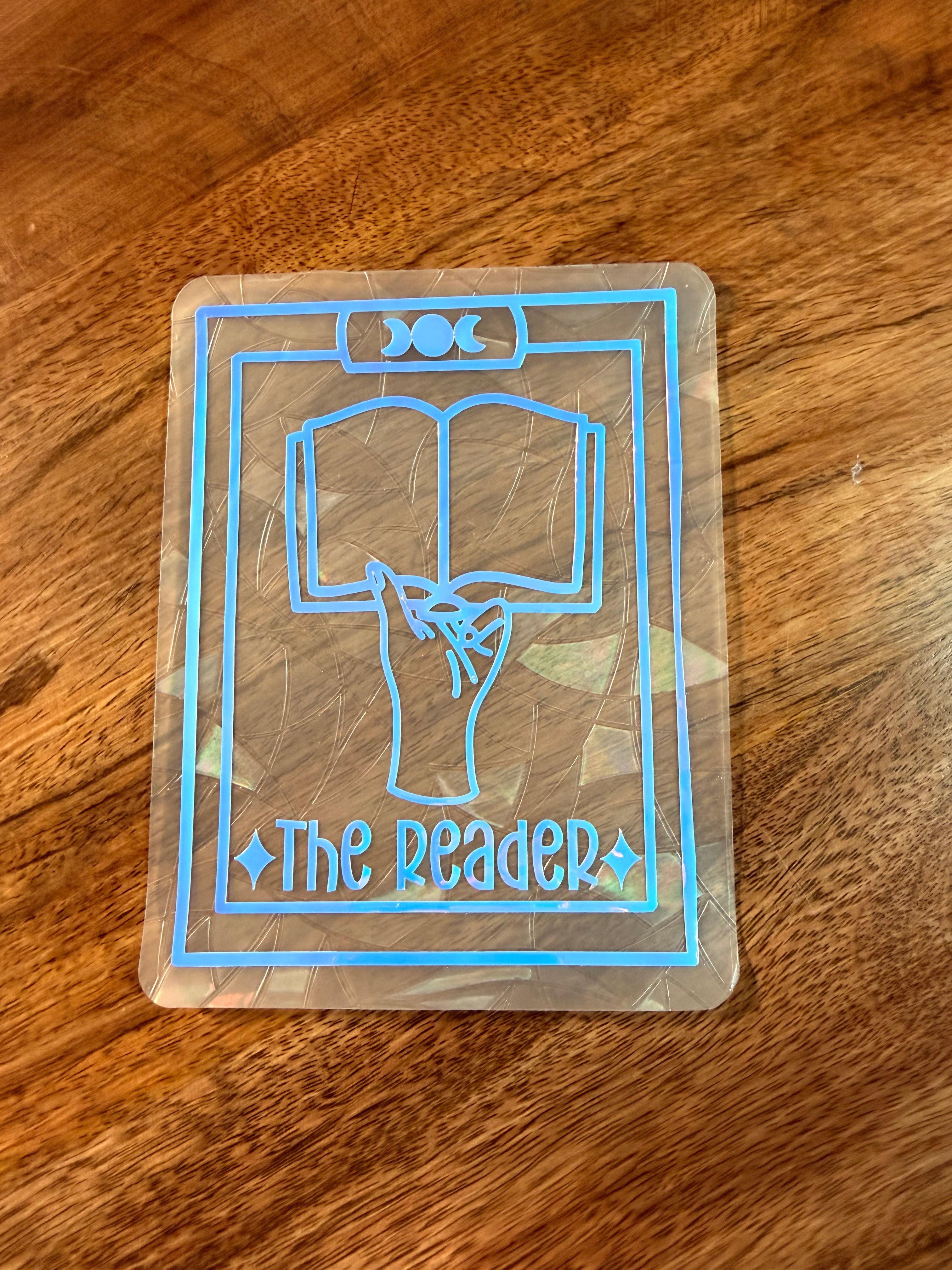 The Reader Tarot Suncatcher Decal
