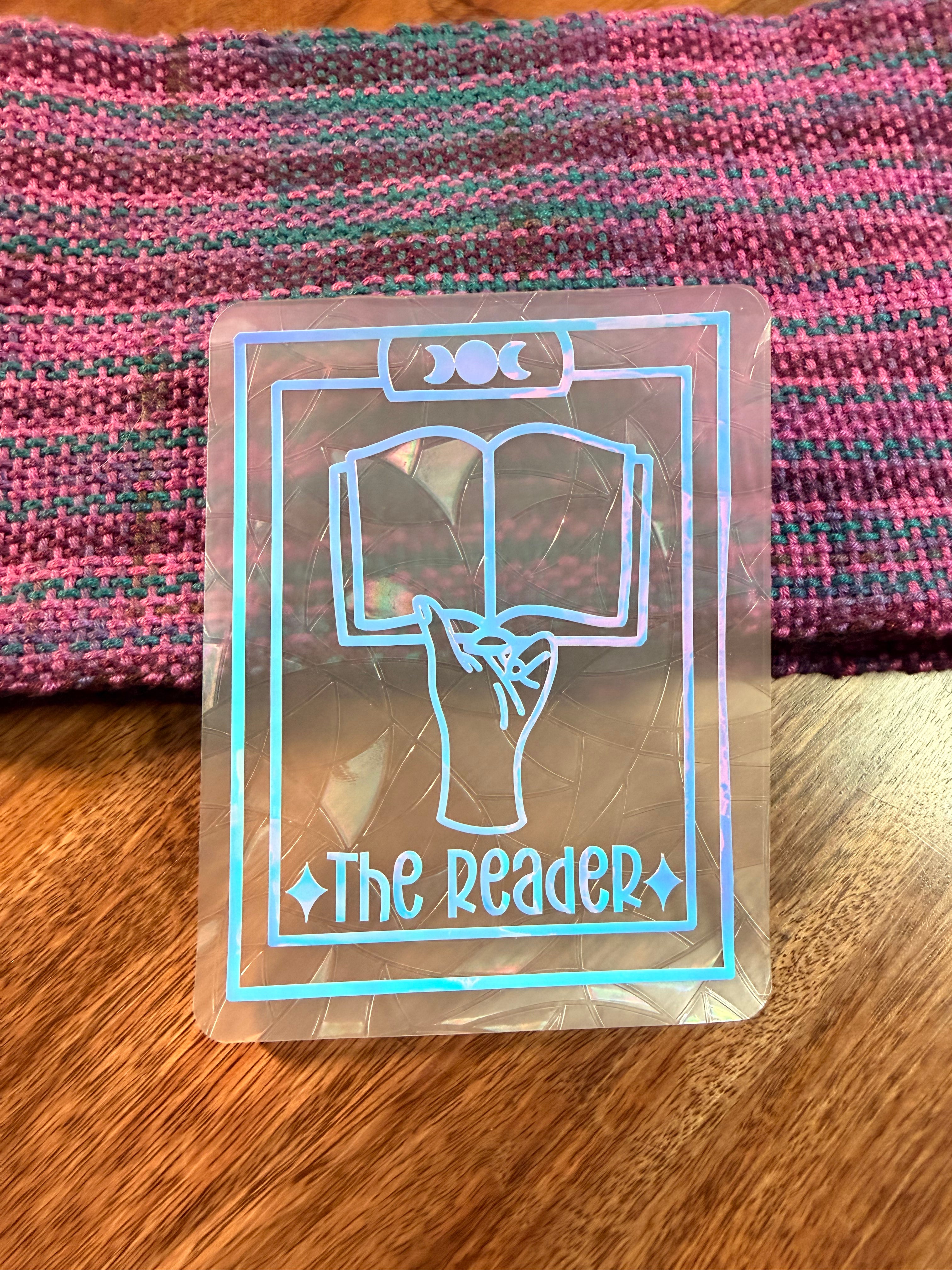 The Reader Tarot Suncatcher Decal