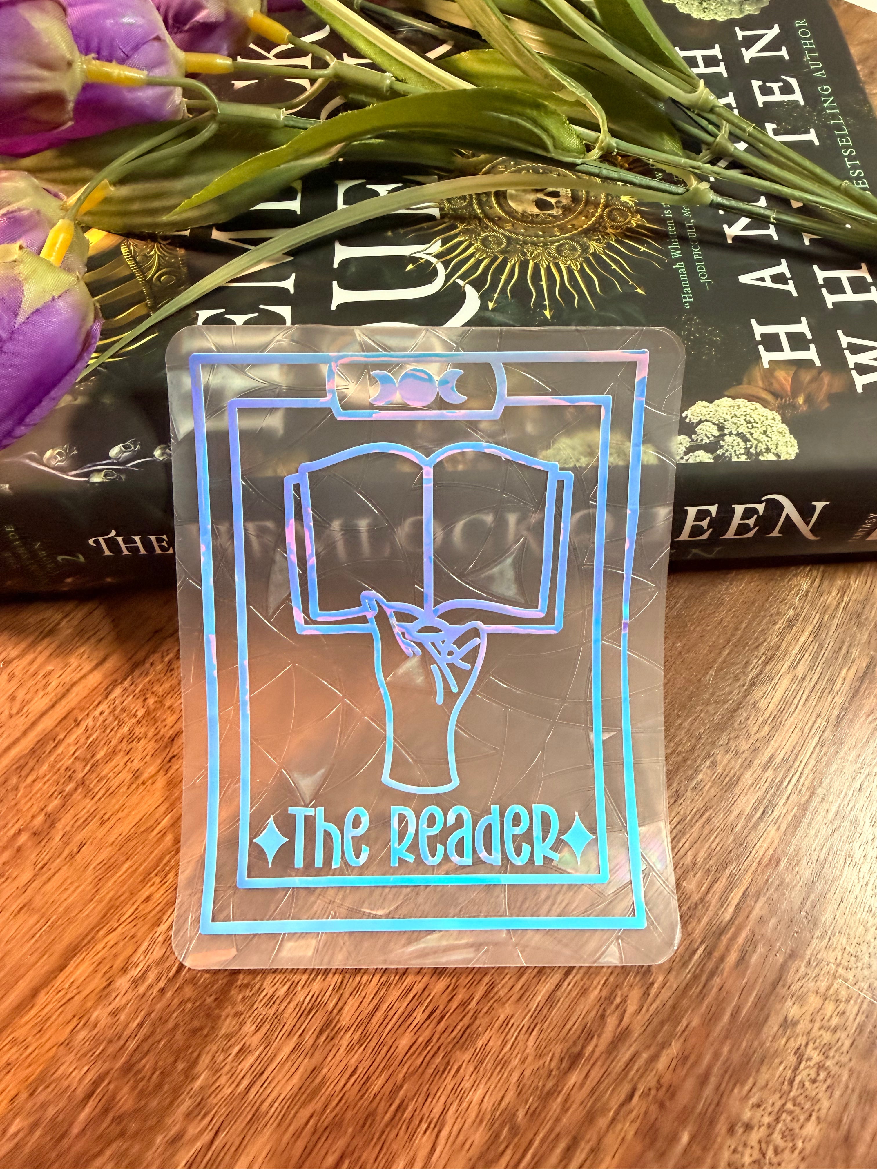 The Reader Tarot Suncatcher Decal
