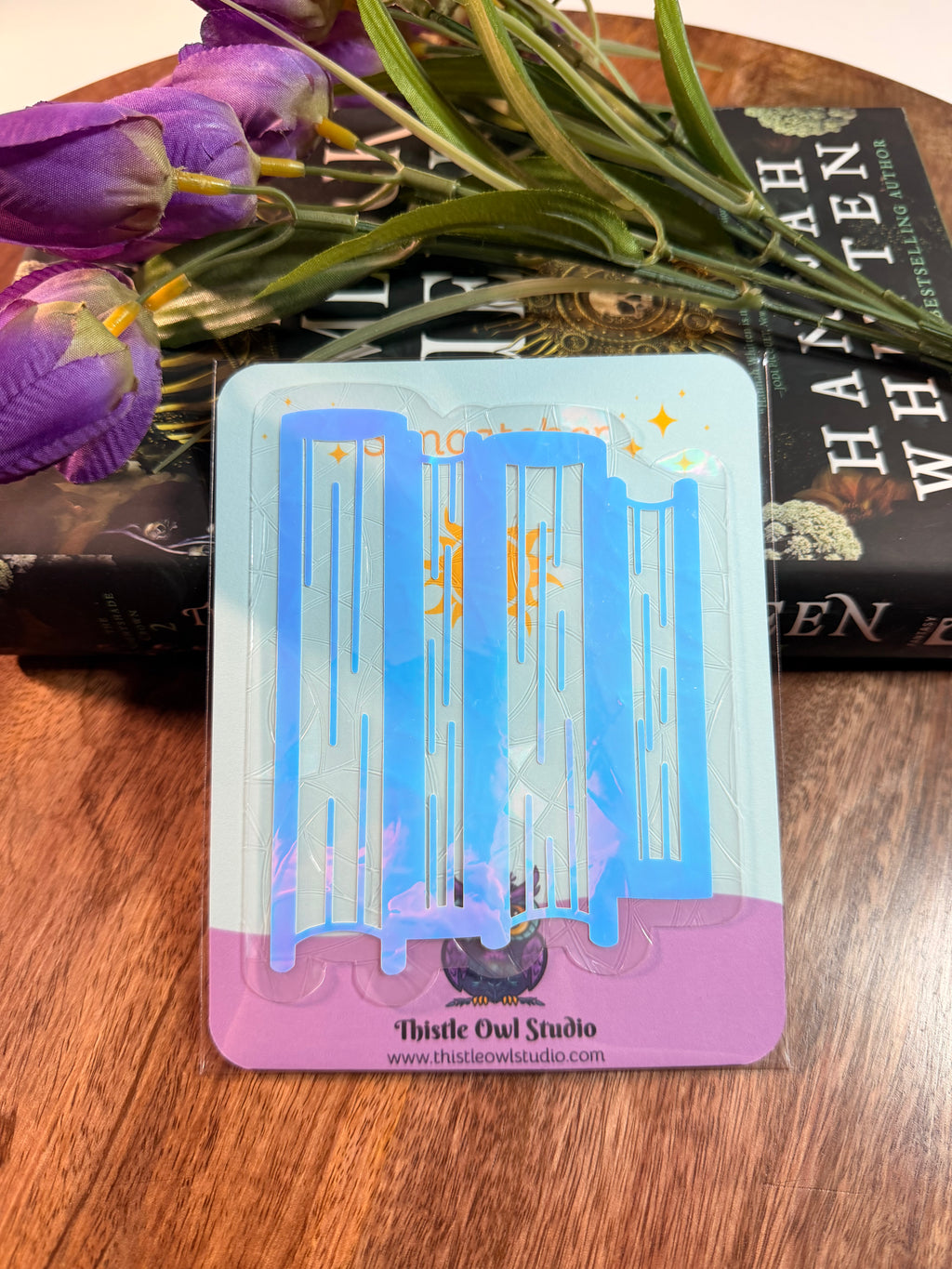 Book stack Suncatcher Decal