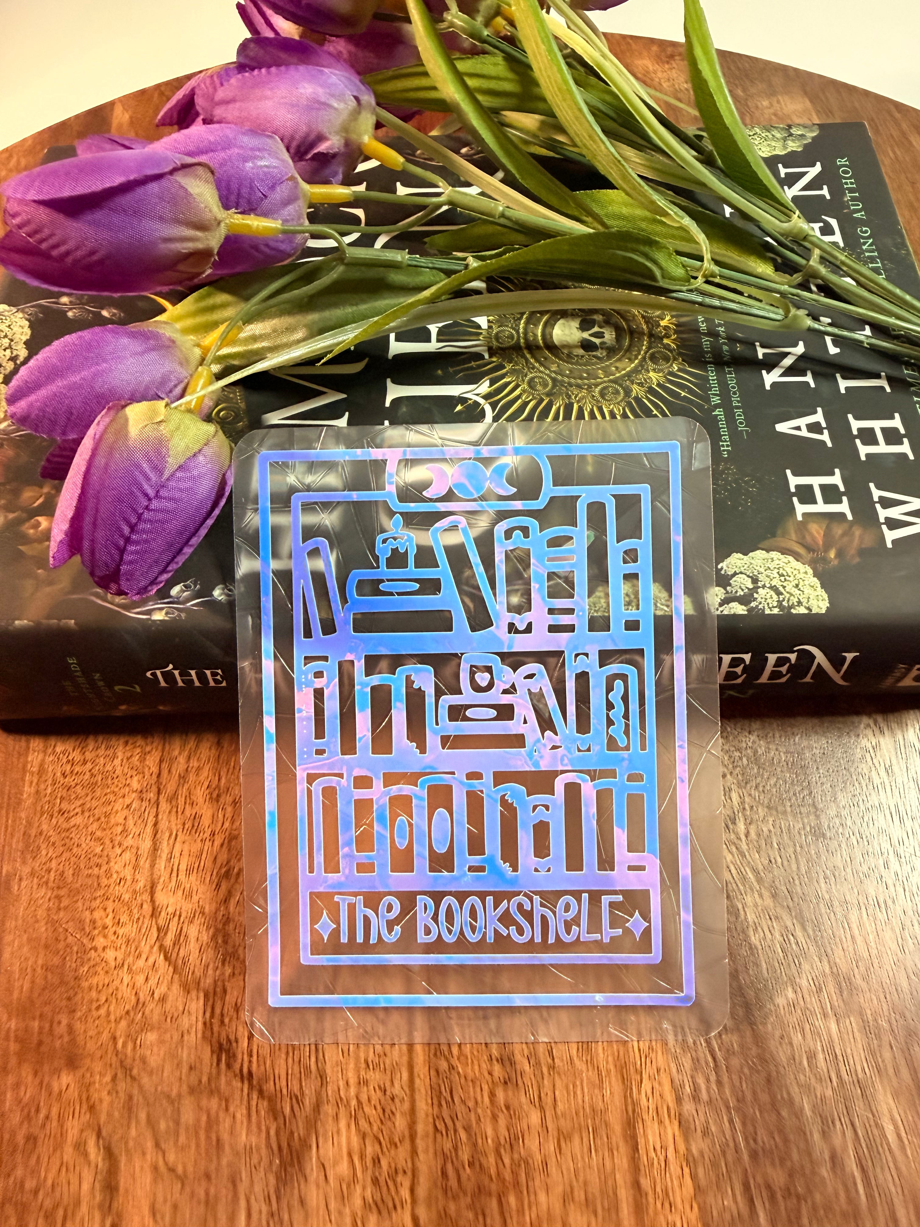 The Bookshelf Tarot Suncatcher Decal