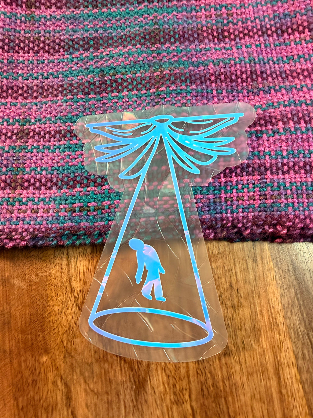 Bookish UFO Suncatcher Decal
