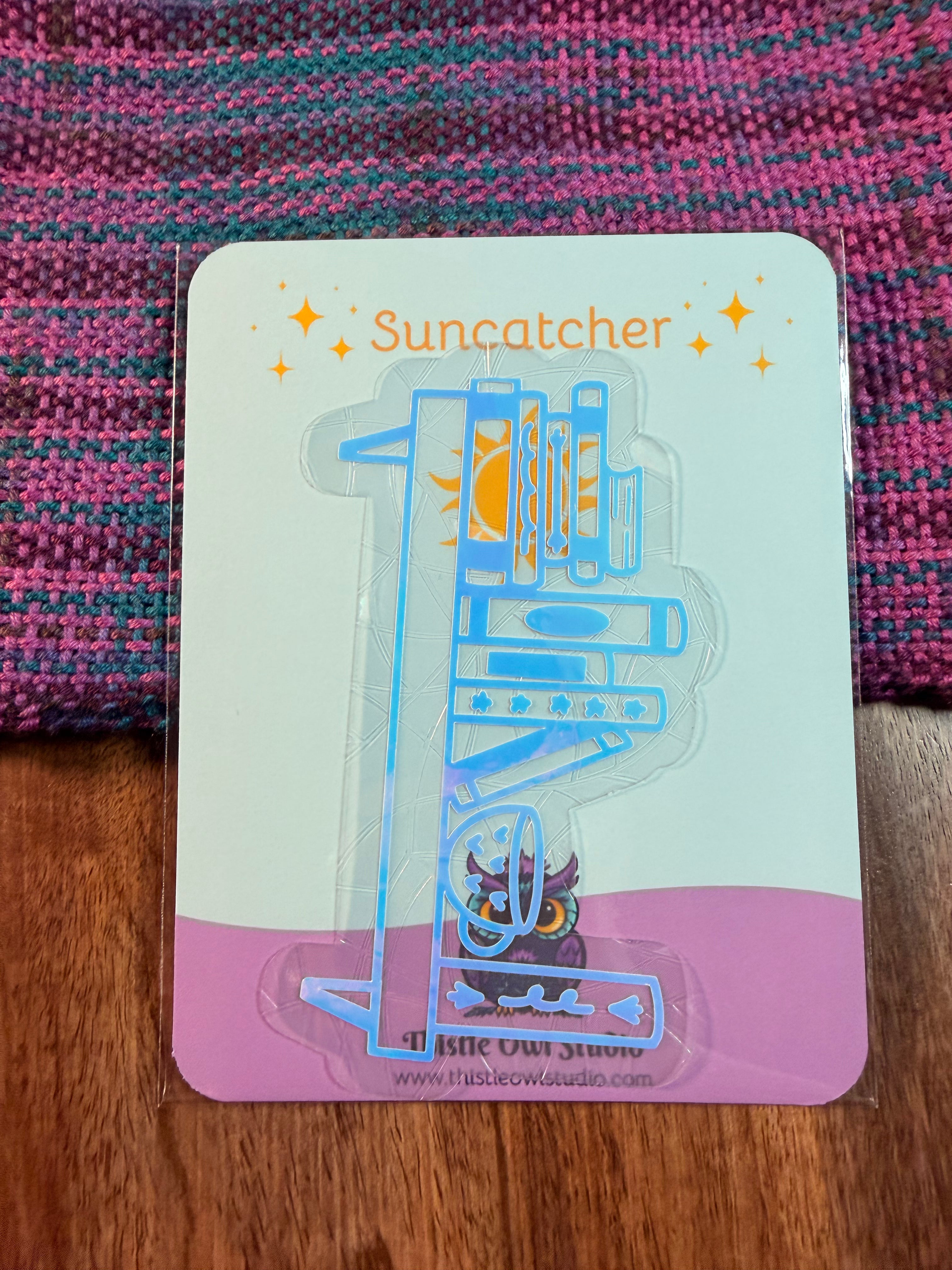 Bookshelf Suncatcher Decal