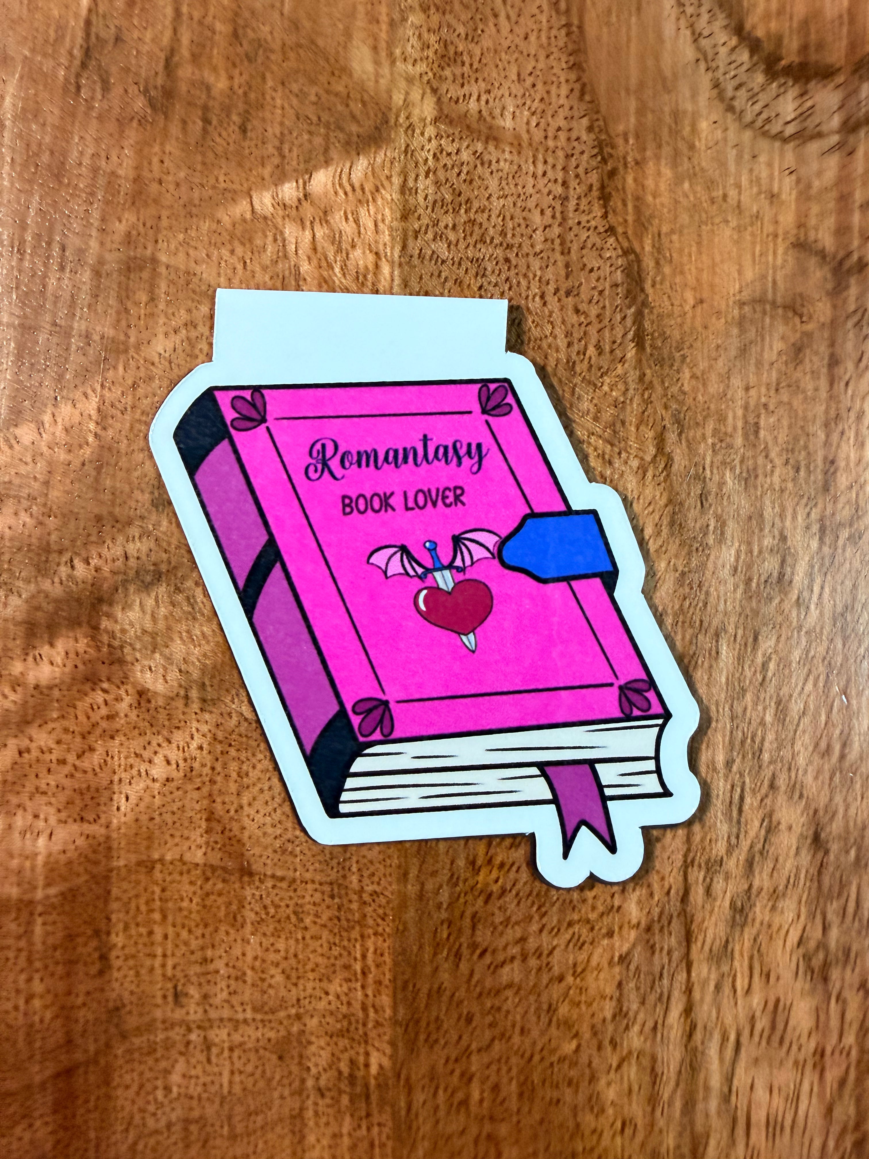 Romantasy Book Lover, Magnetic Bookmark
