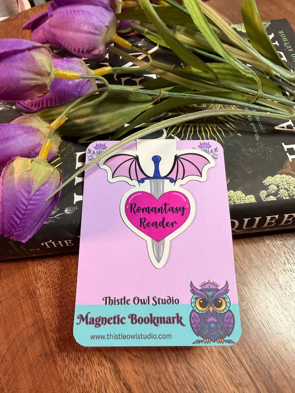 Romantasy Reader, Magnetic Bookmark