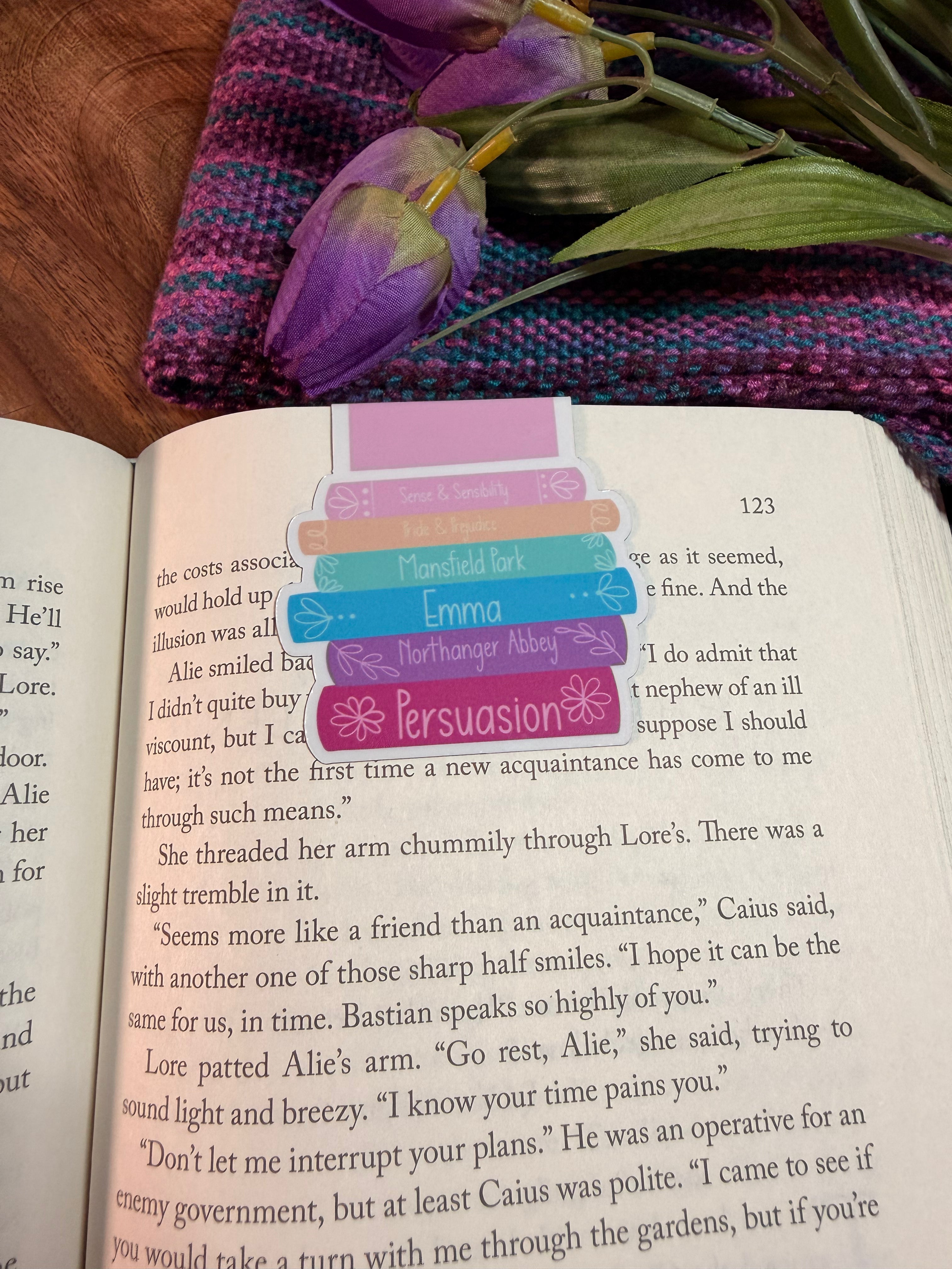 Jane Austen, Magnetic Bookmark