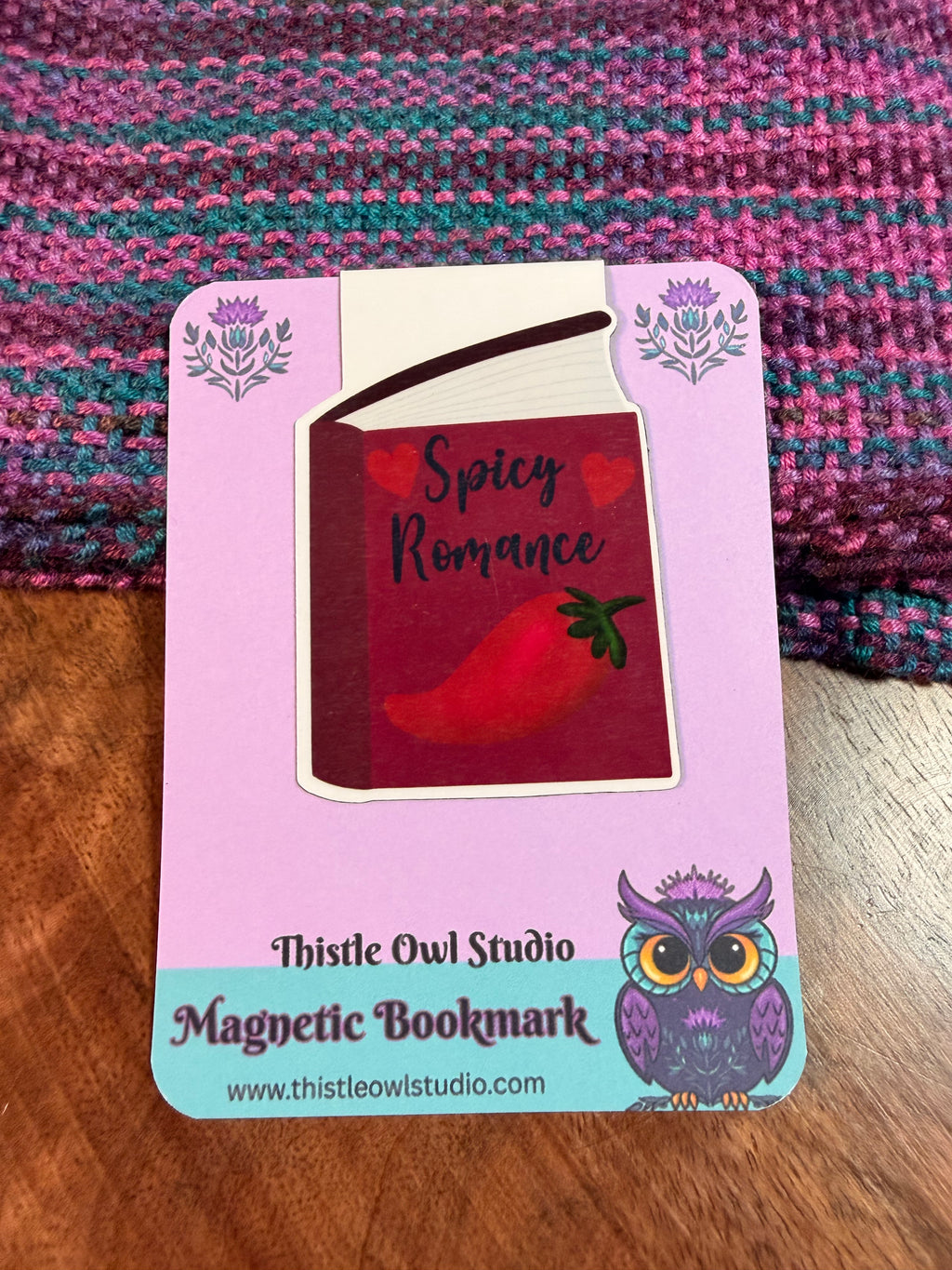 Spicy Romance, Magnetic Bookmark
