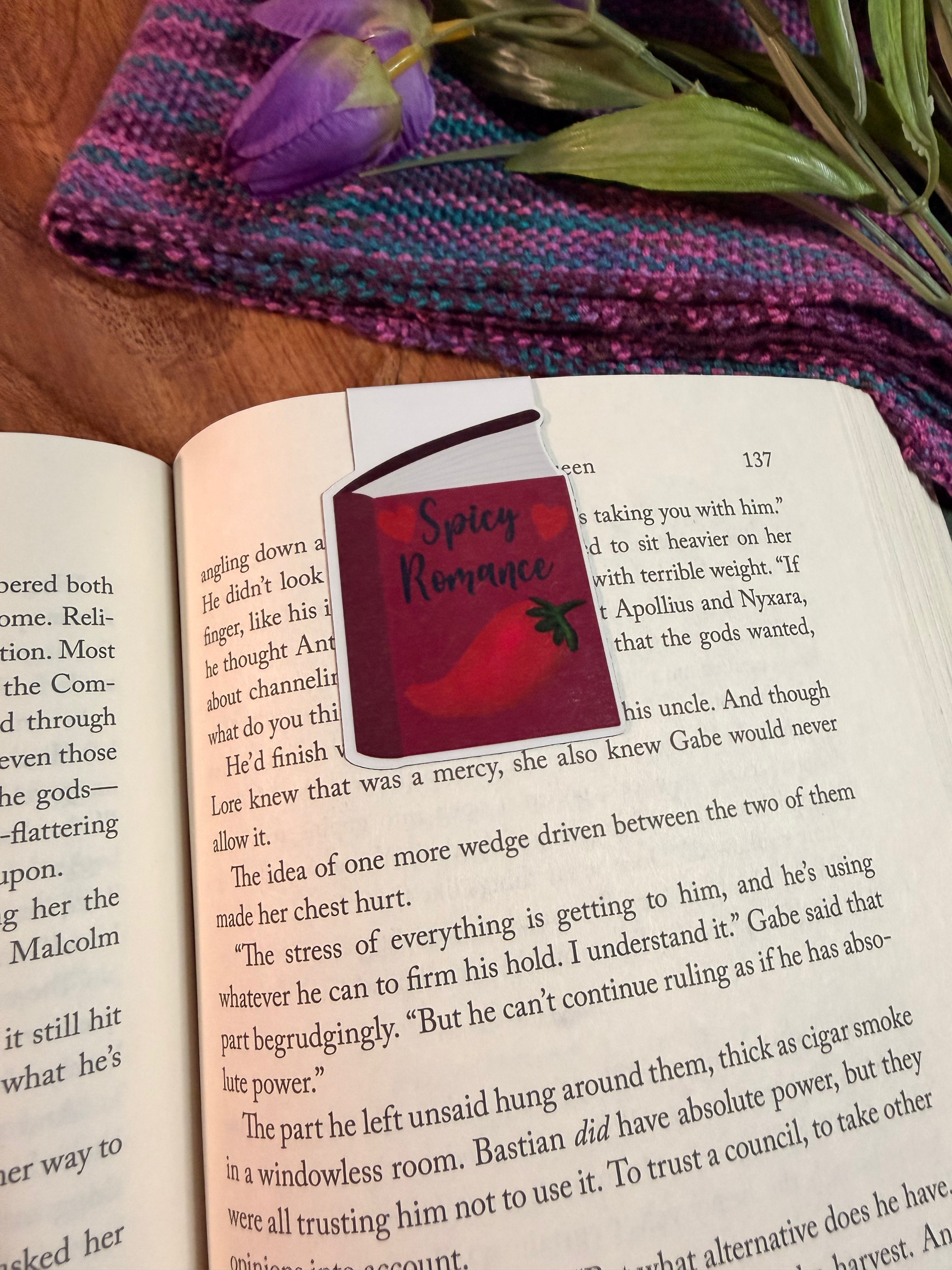 Spicy Romance, Magnetic Bookmark