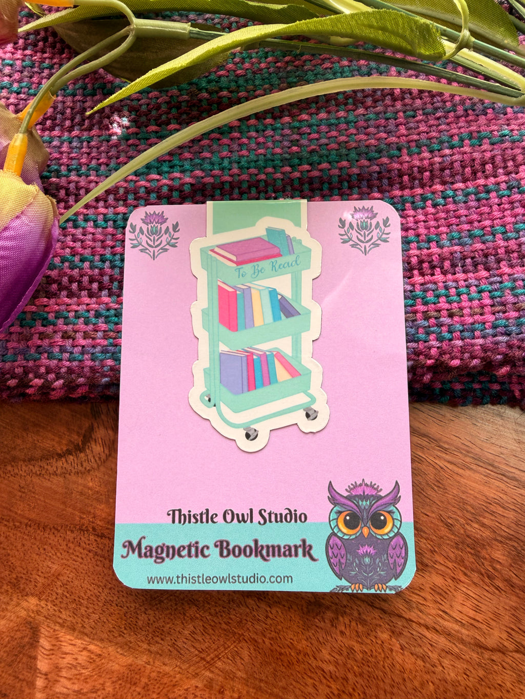 TBR Cart, Magnetic Bookmark