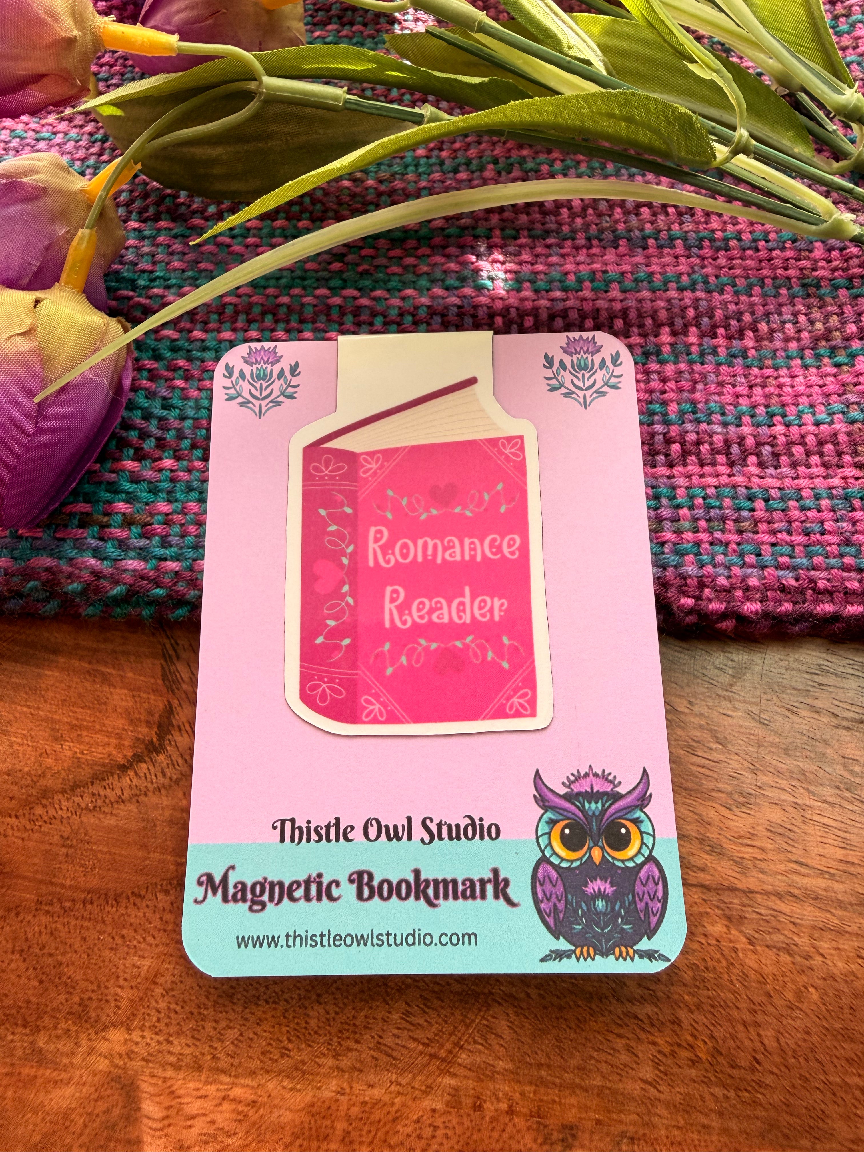 Romance Reader, Magnetic Bookmark