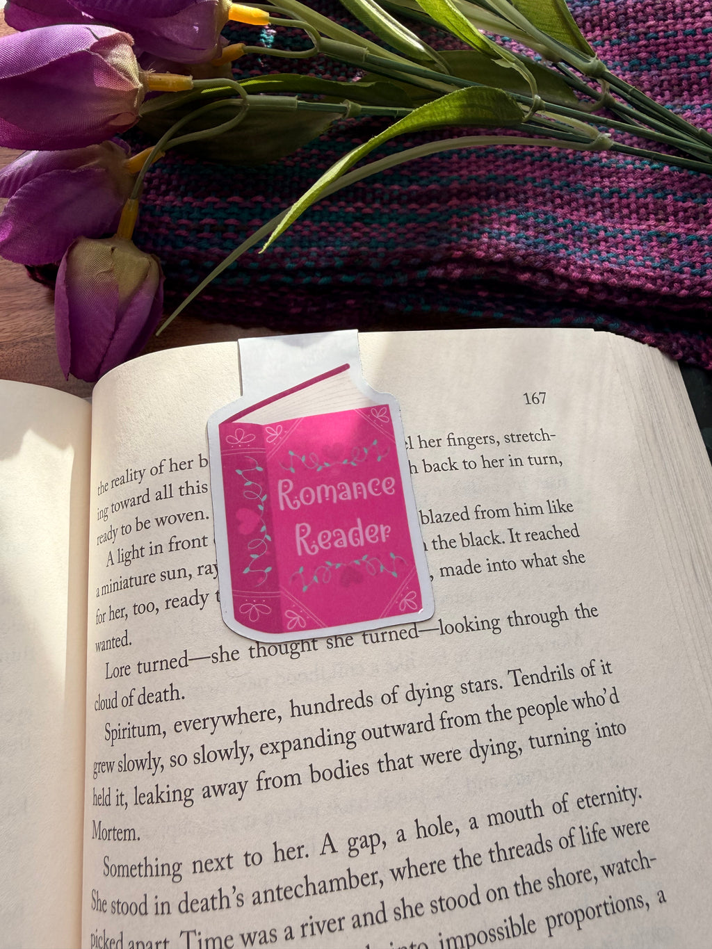 Romance Reader, Magnetic Bookmark