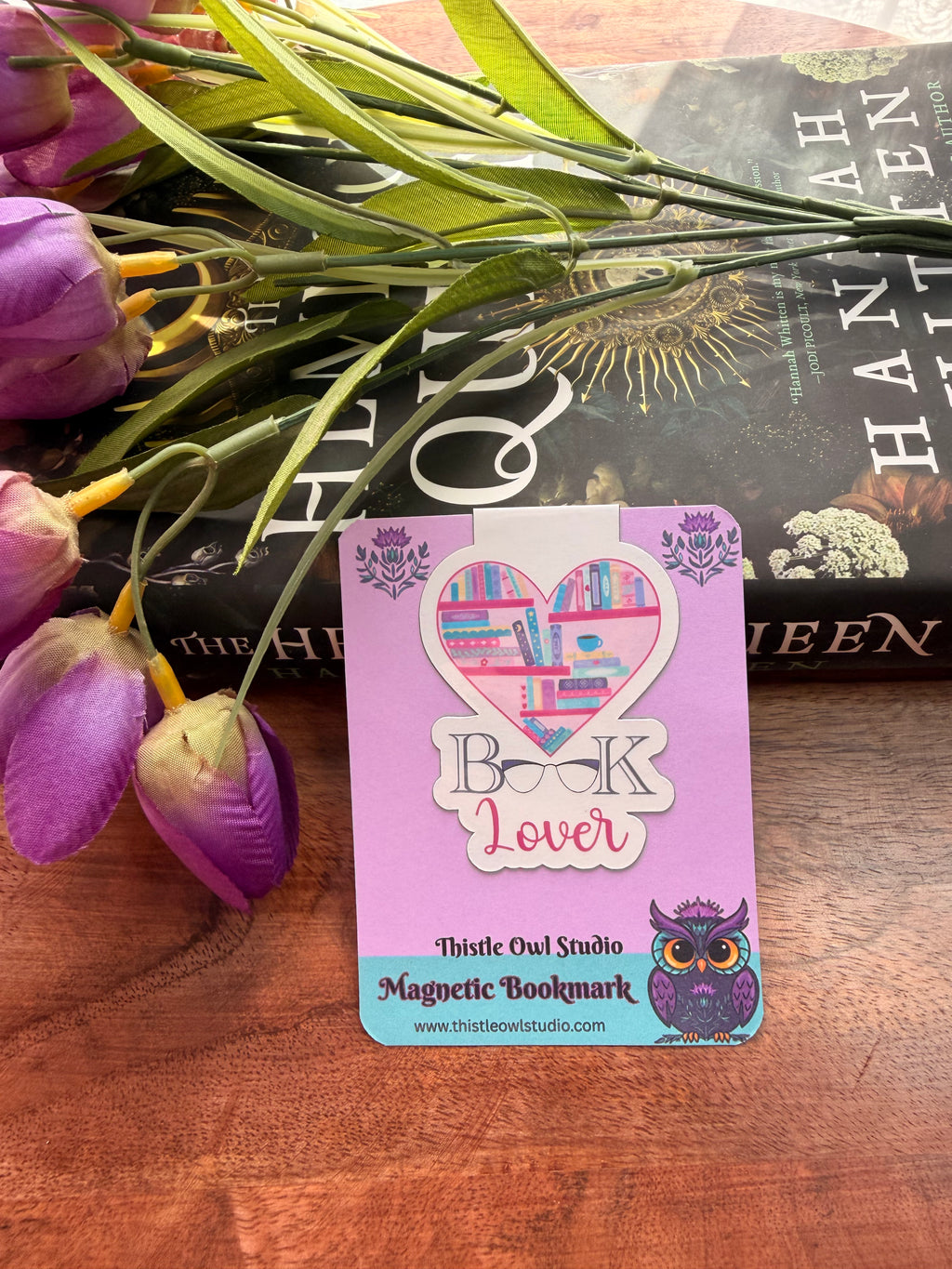 Book Lover, Magnetic Bookmark