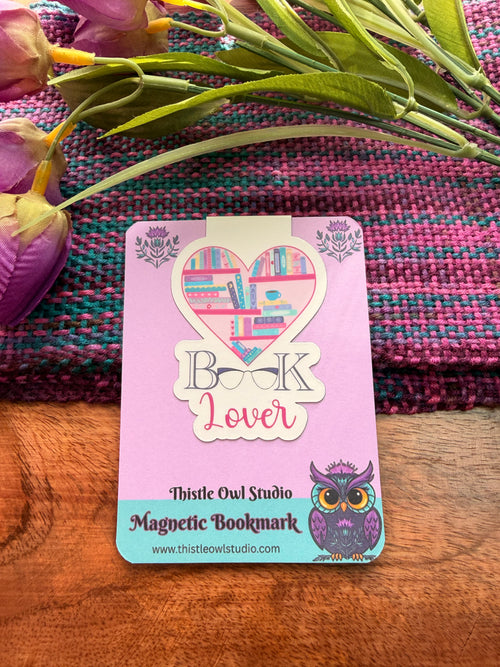 Book Lover, Magnetic Bookmark
