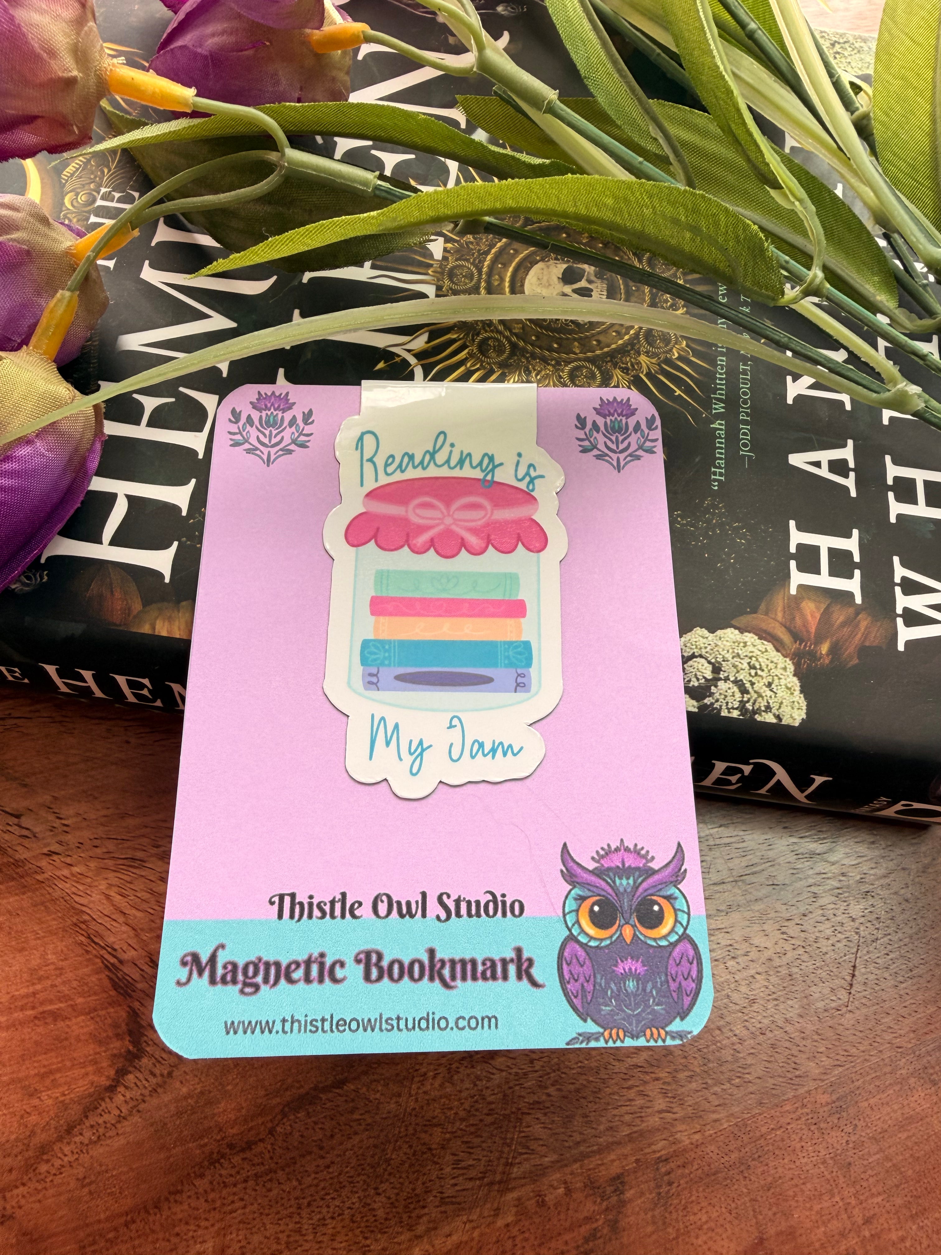 Reading Is My Jam, Magnetic Bookmark