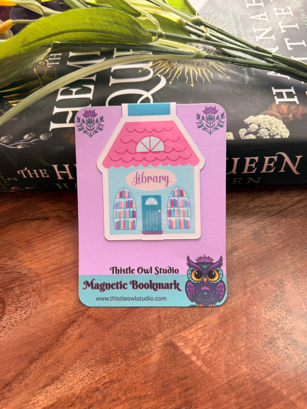 Library, Magnetic Bookmark