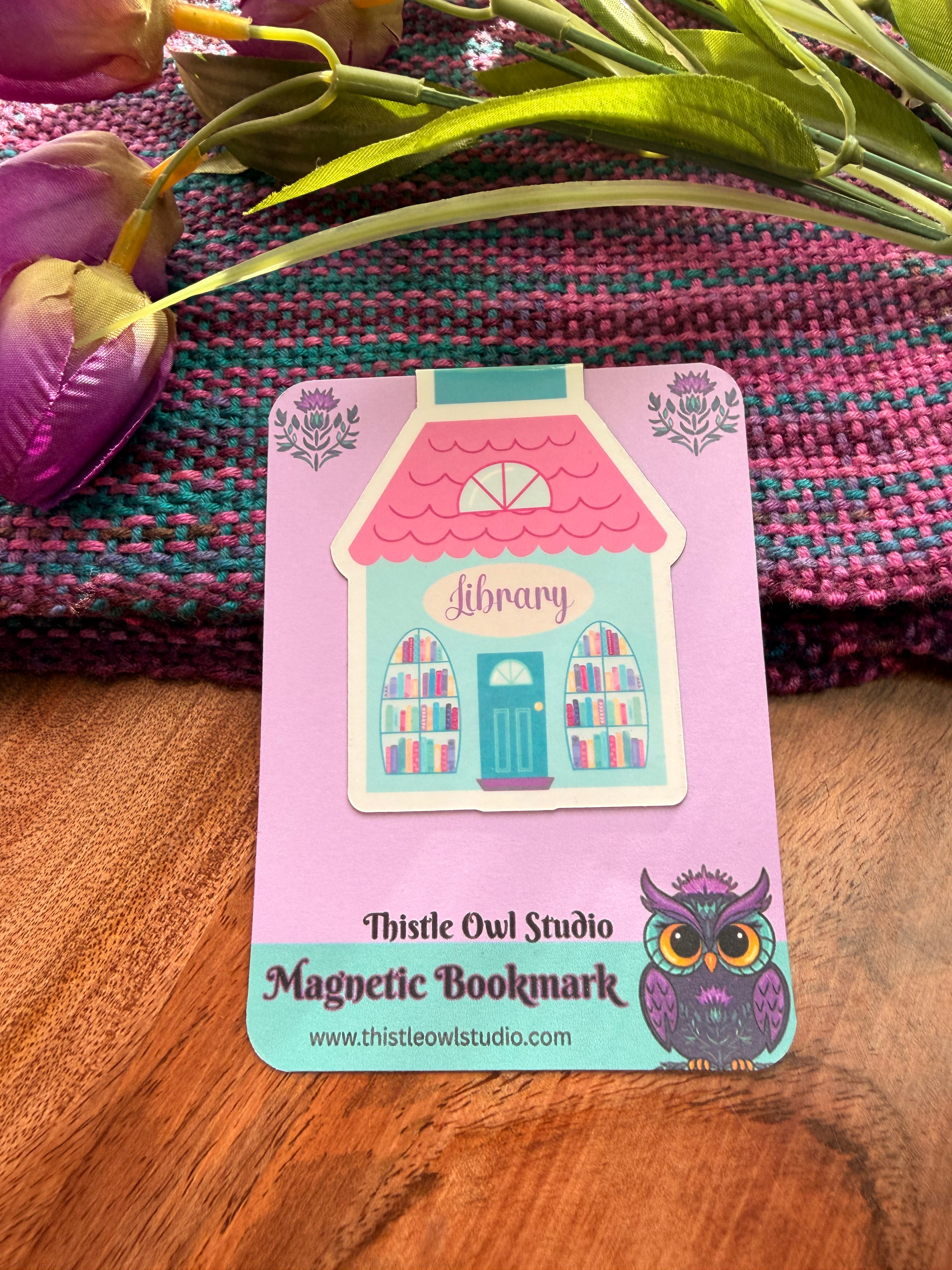 Library, Magnetic Bookmark