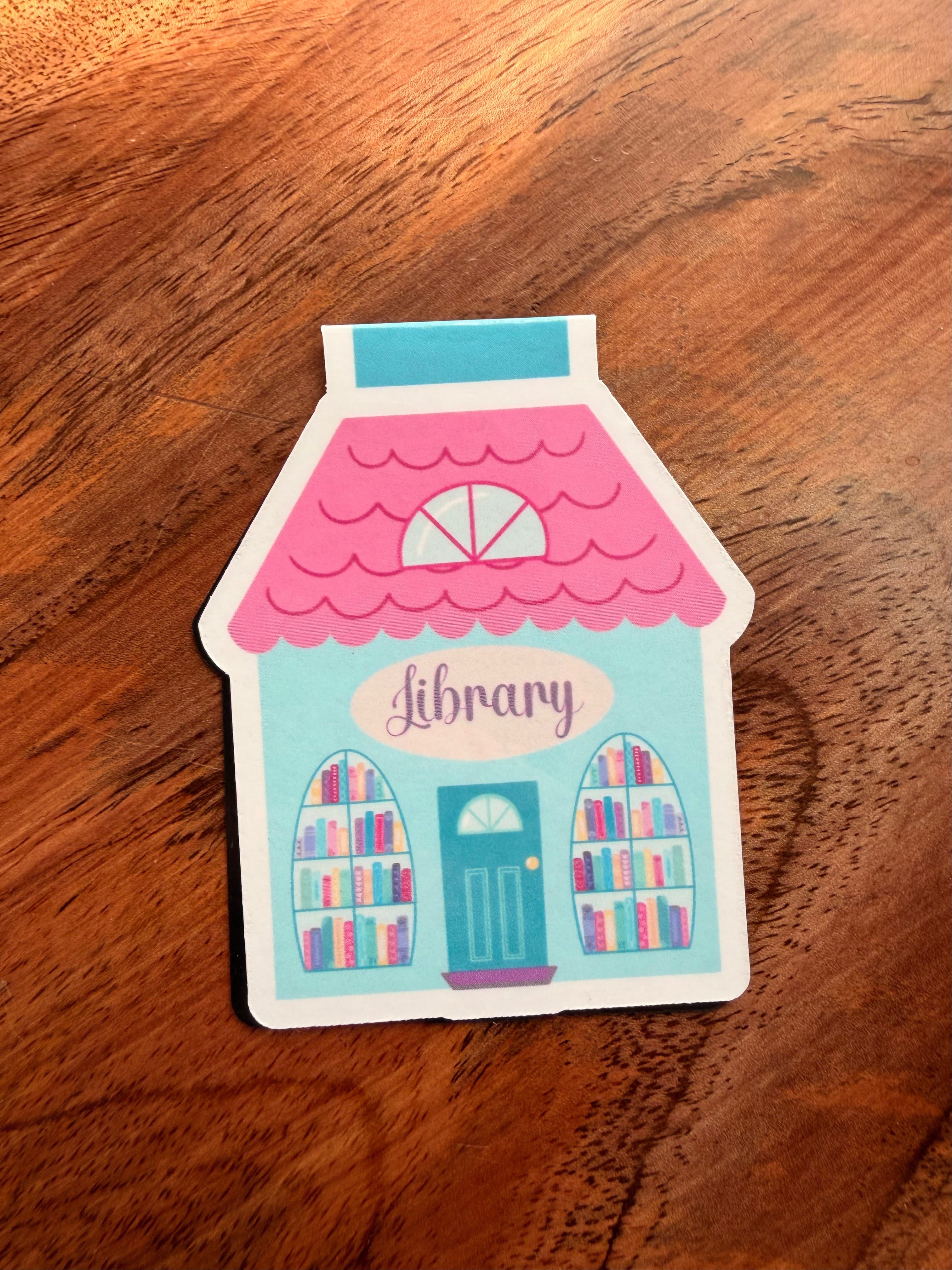 Library, Magnetic Bookmark