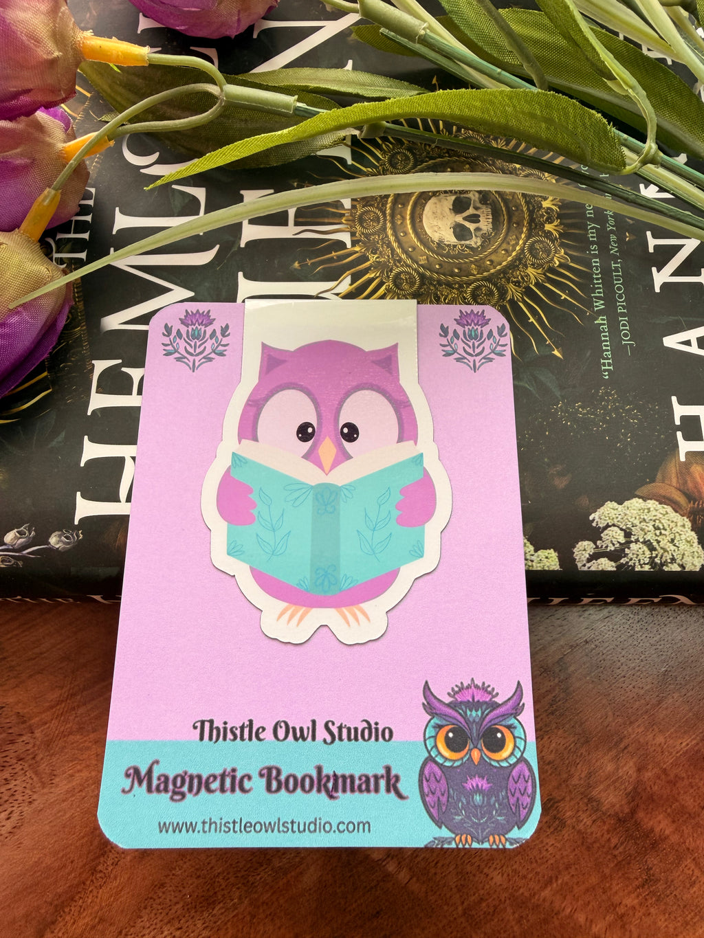 Bookish Owl, Magnetic Bookmark