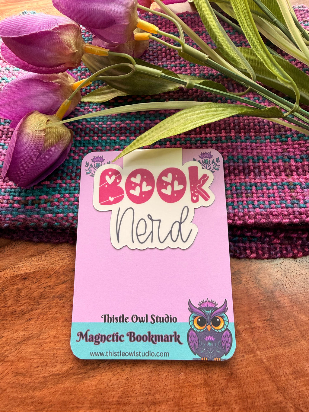 Book Nerd, Magnetic Bookmark