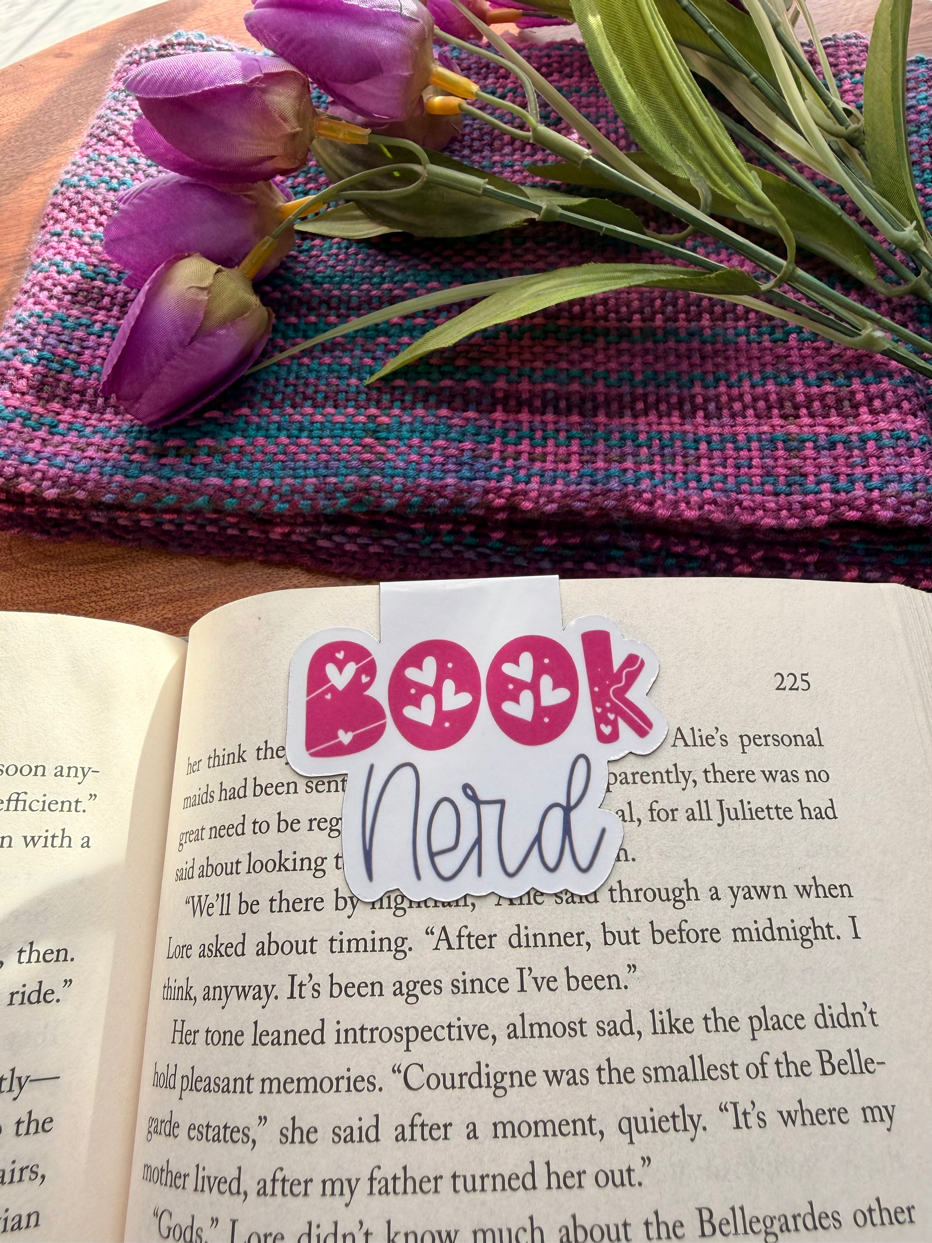 Book Nerd, Magnetic Bookmark