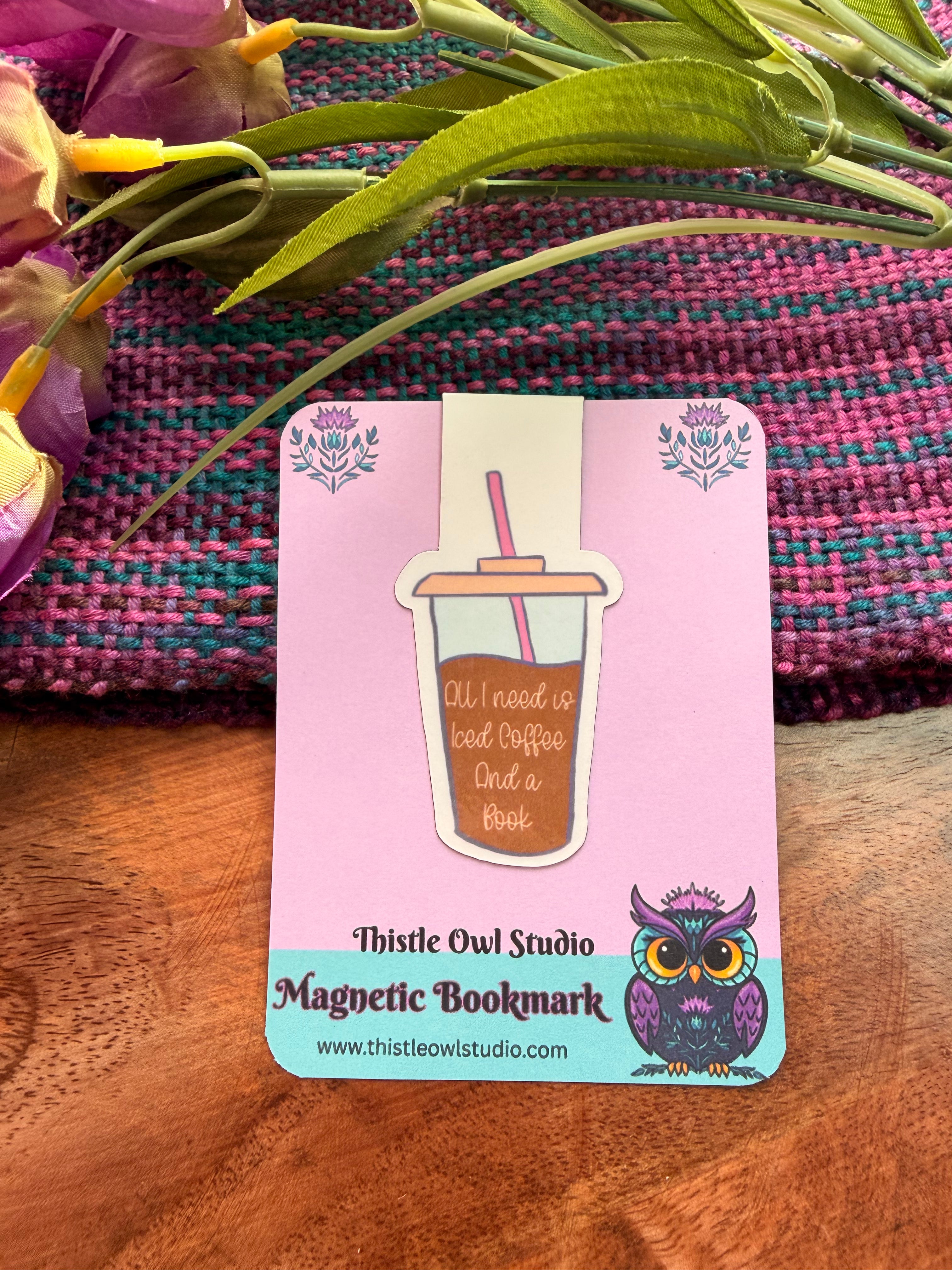 Iced Coffee, Magnetic Bookmark