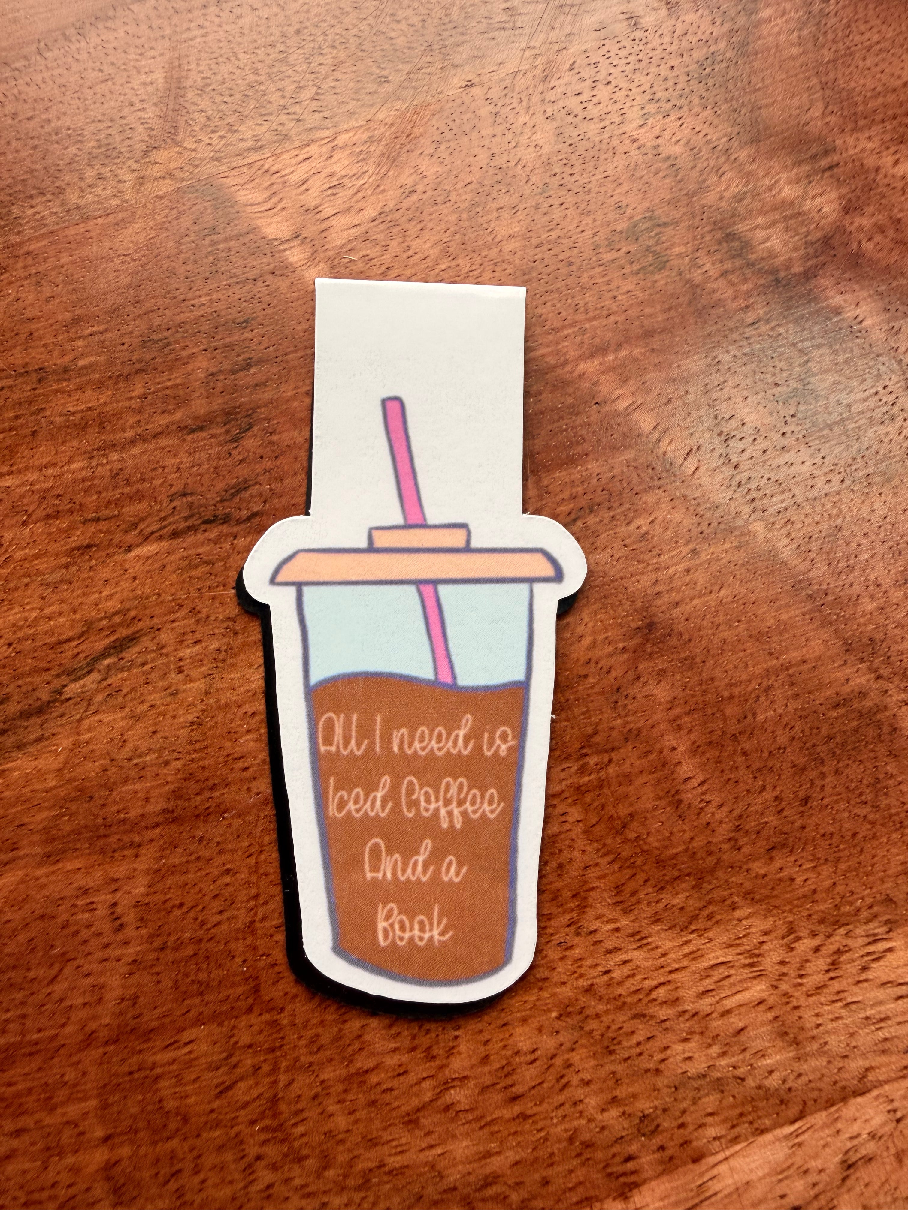 Iced Coffee, Magnetic Bookmark