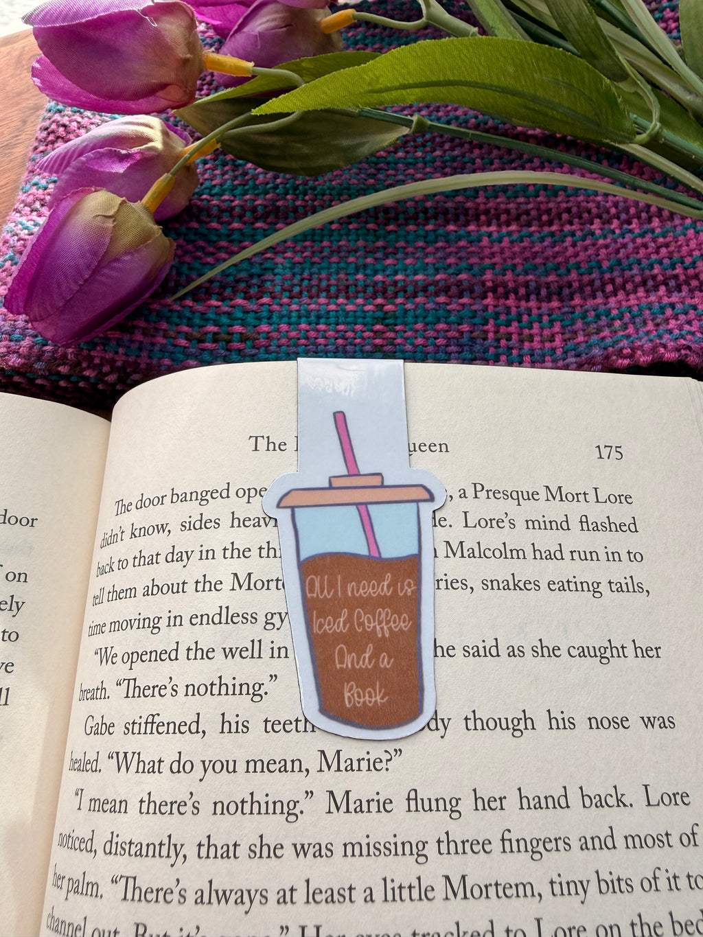 Iced Coffee, Magnetic Bookmark