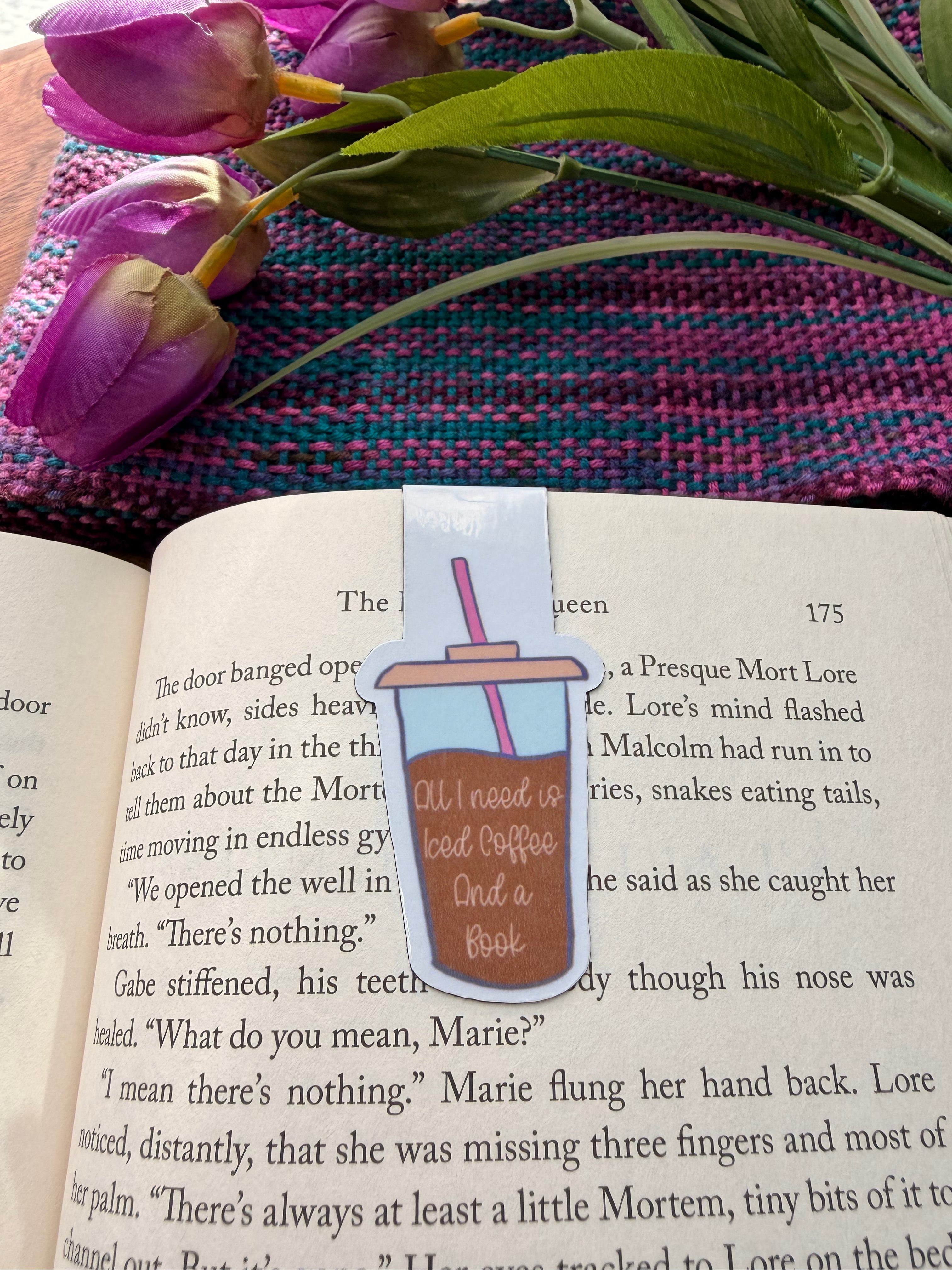 Iced Coffee, Magnetic Bookmark