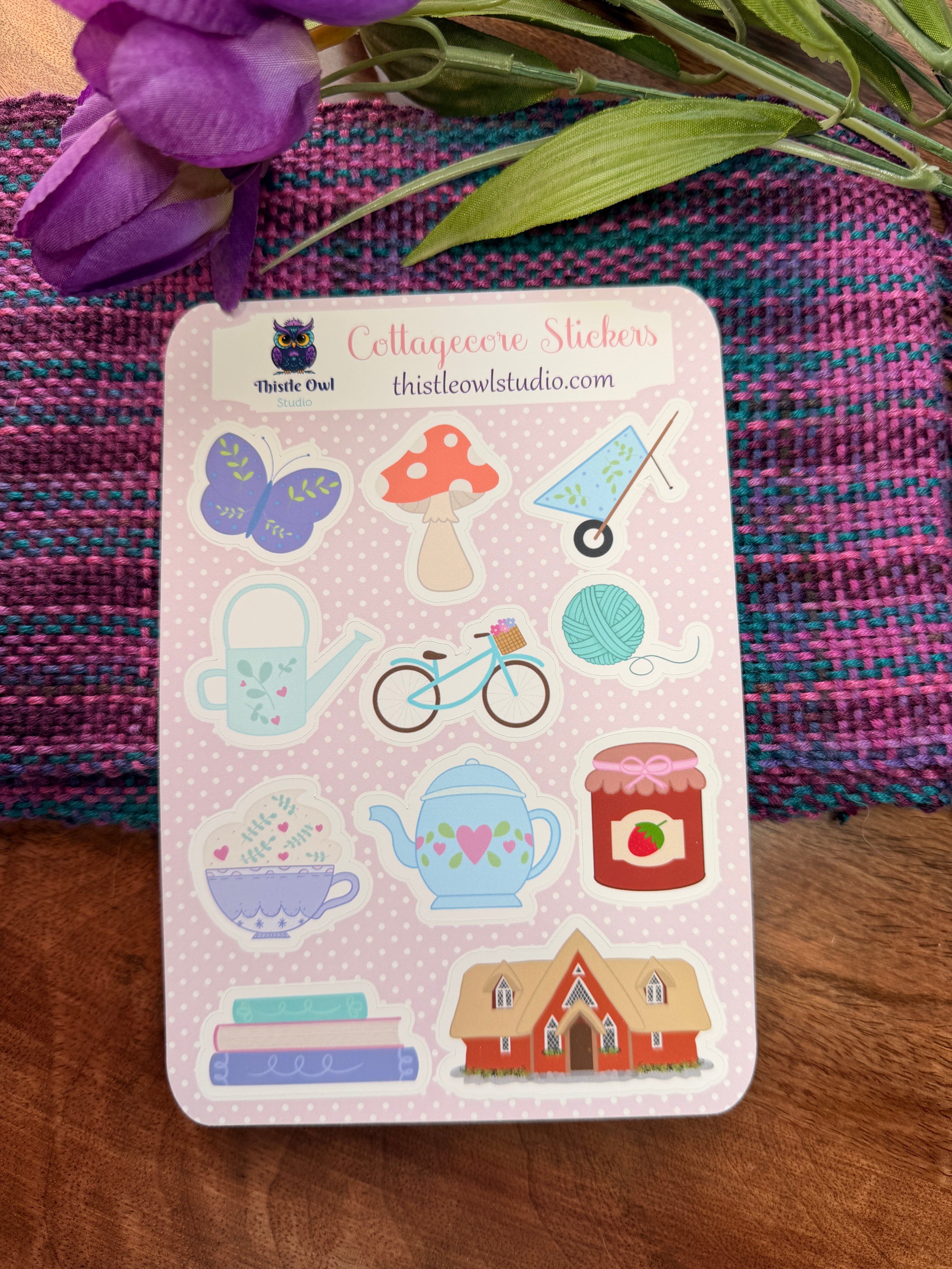 Cottagecore Sticker Sheet