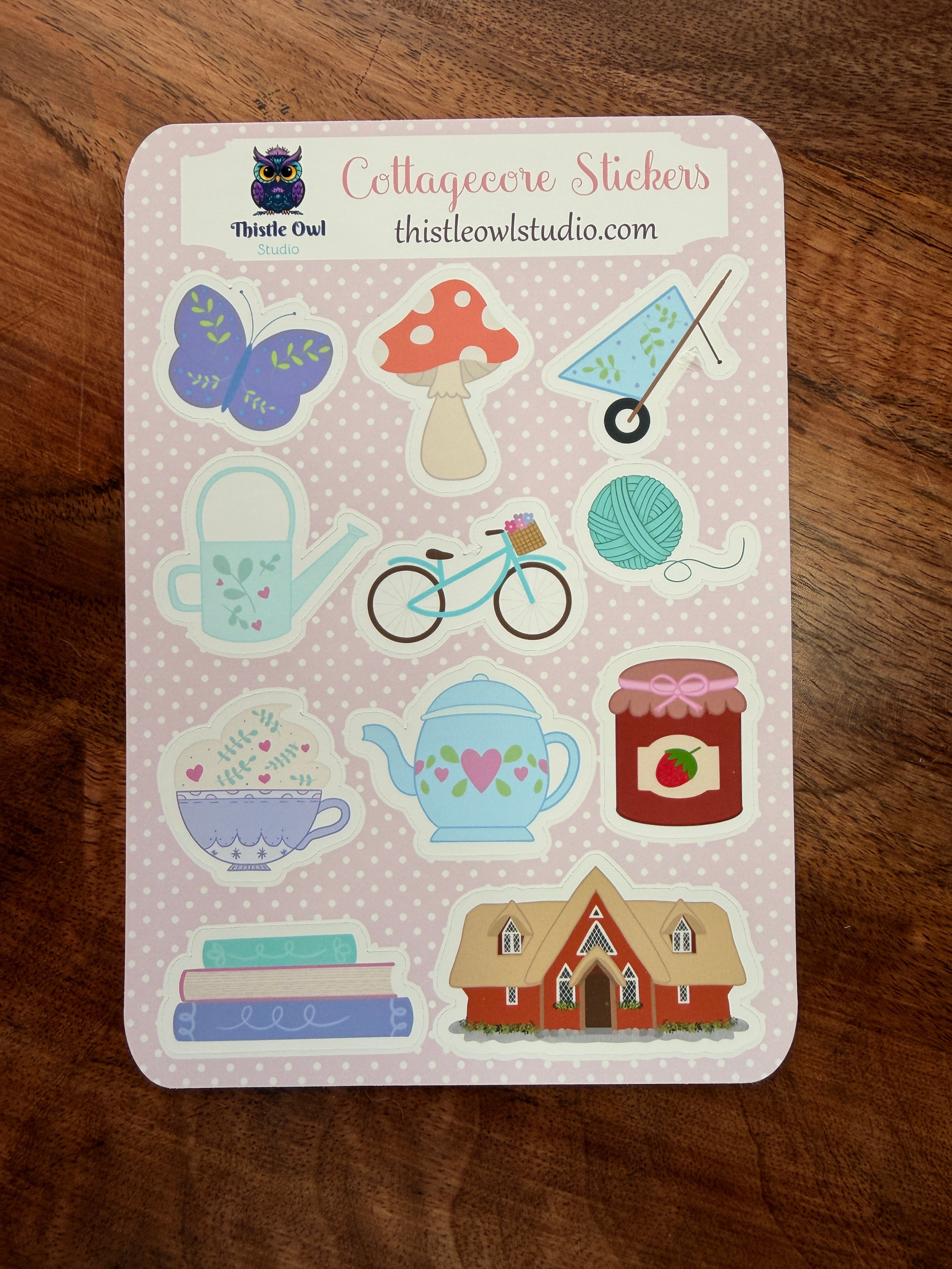 Cottagecore Sticker Sheet