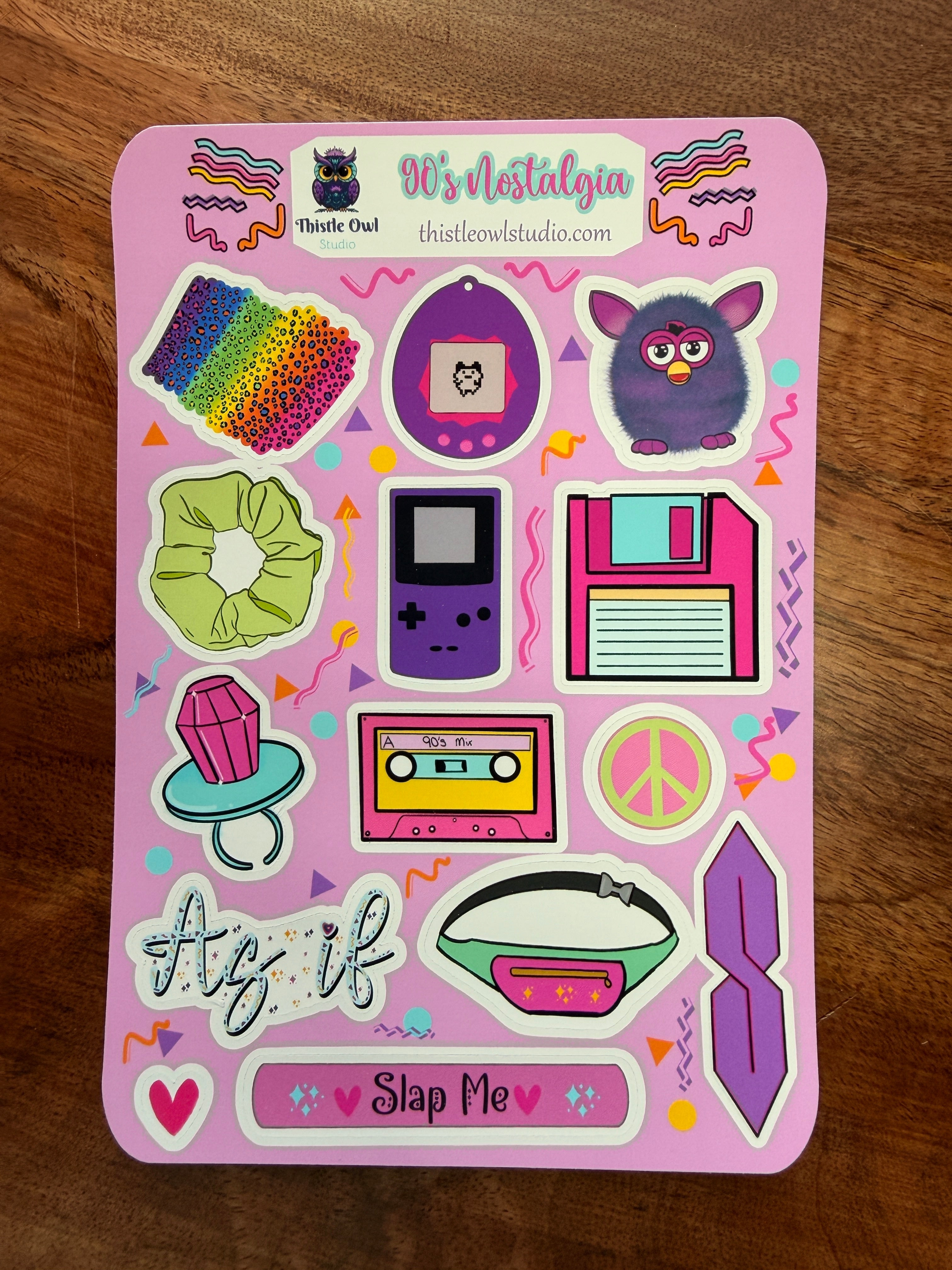 90's Nostalgia Sticker Sheet