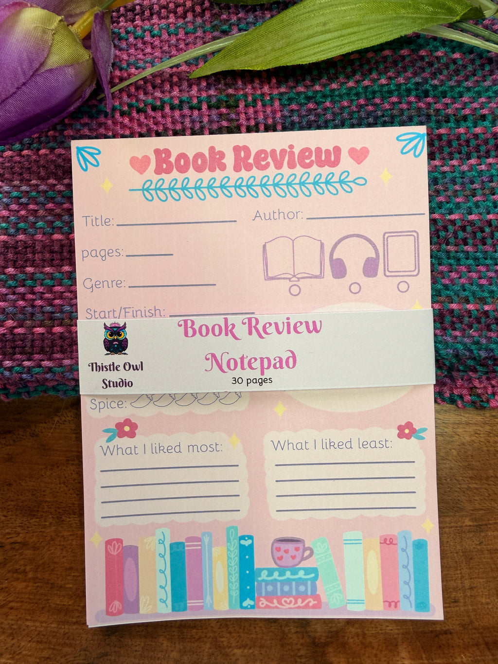 Book Review Notepad