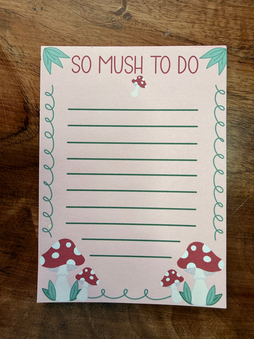 So Mush To Do Notepad