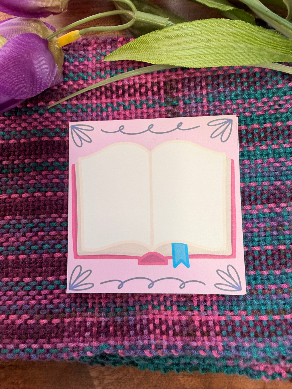 Open Book Sticky Notes