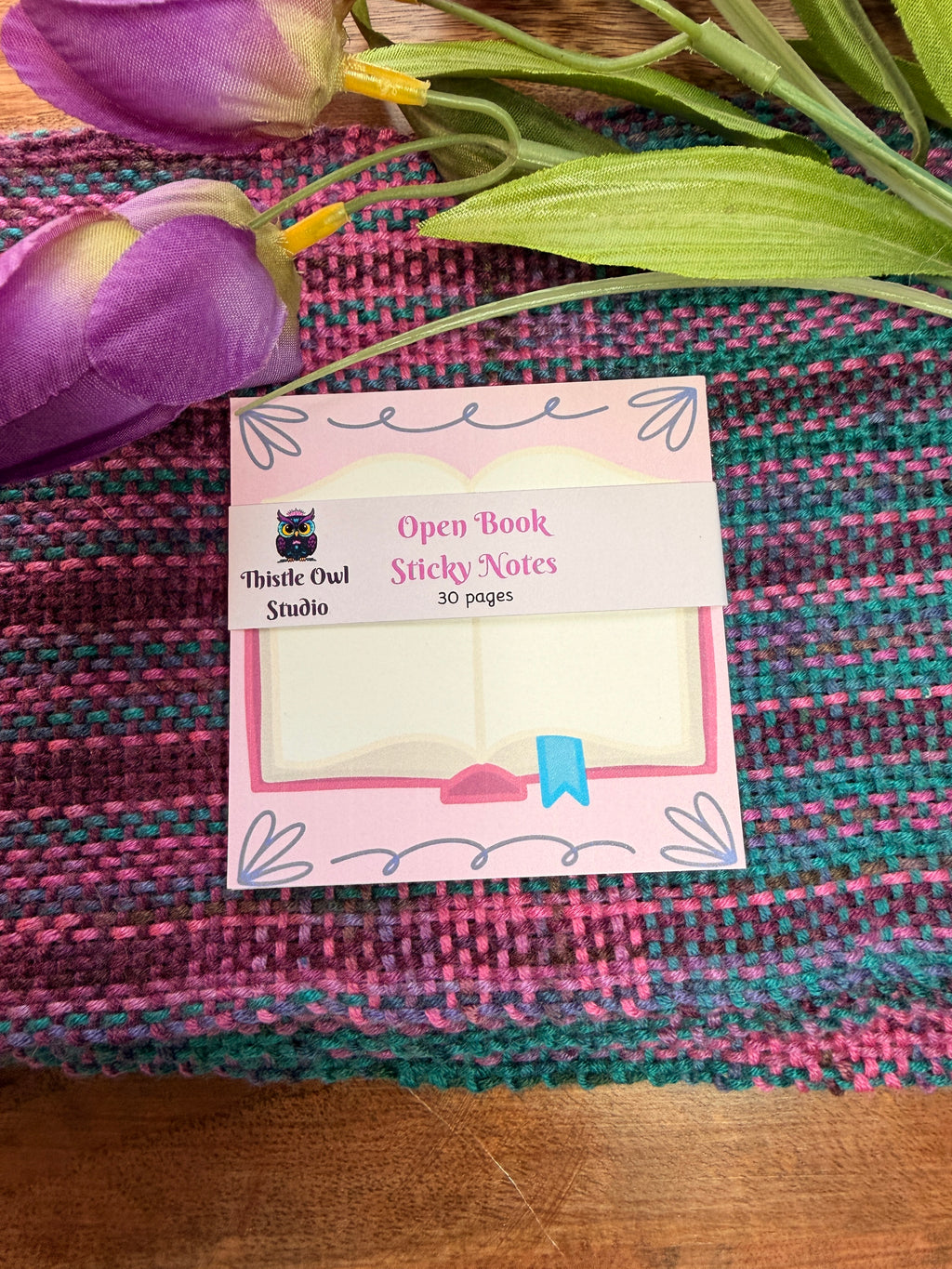 Open Book Sticky Notes