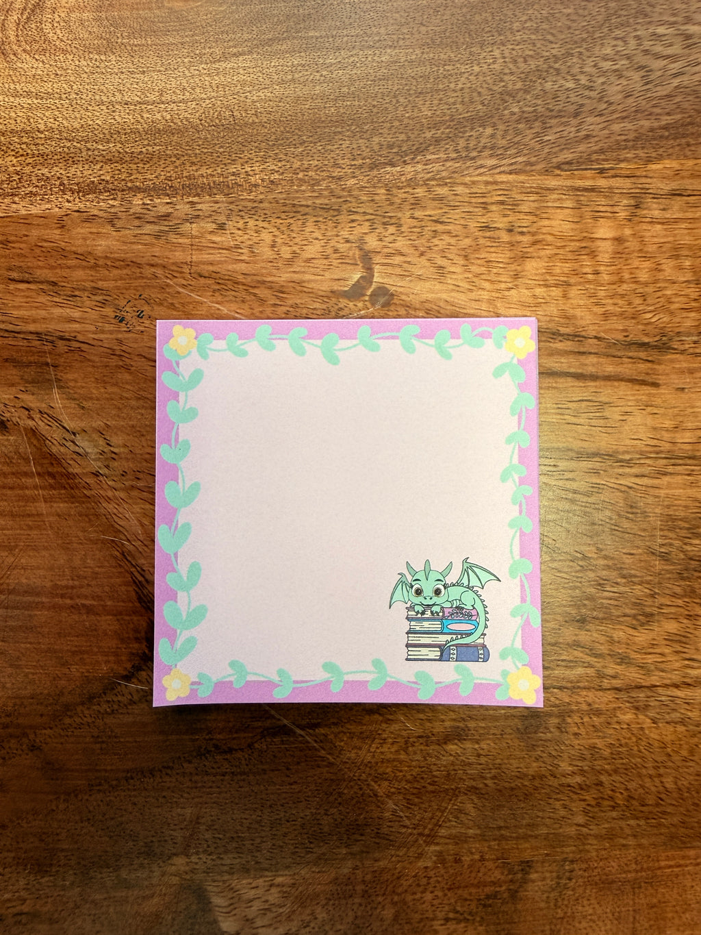Book Dragon Sticky Notes