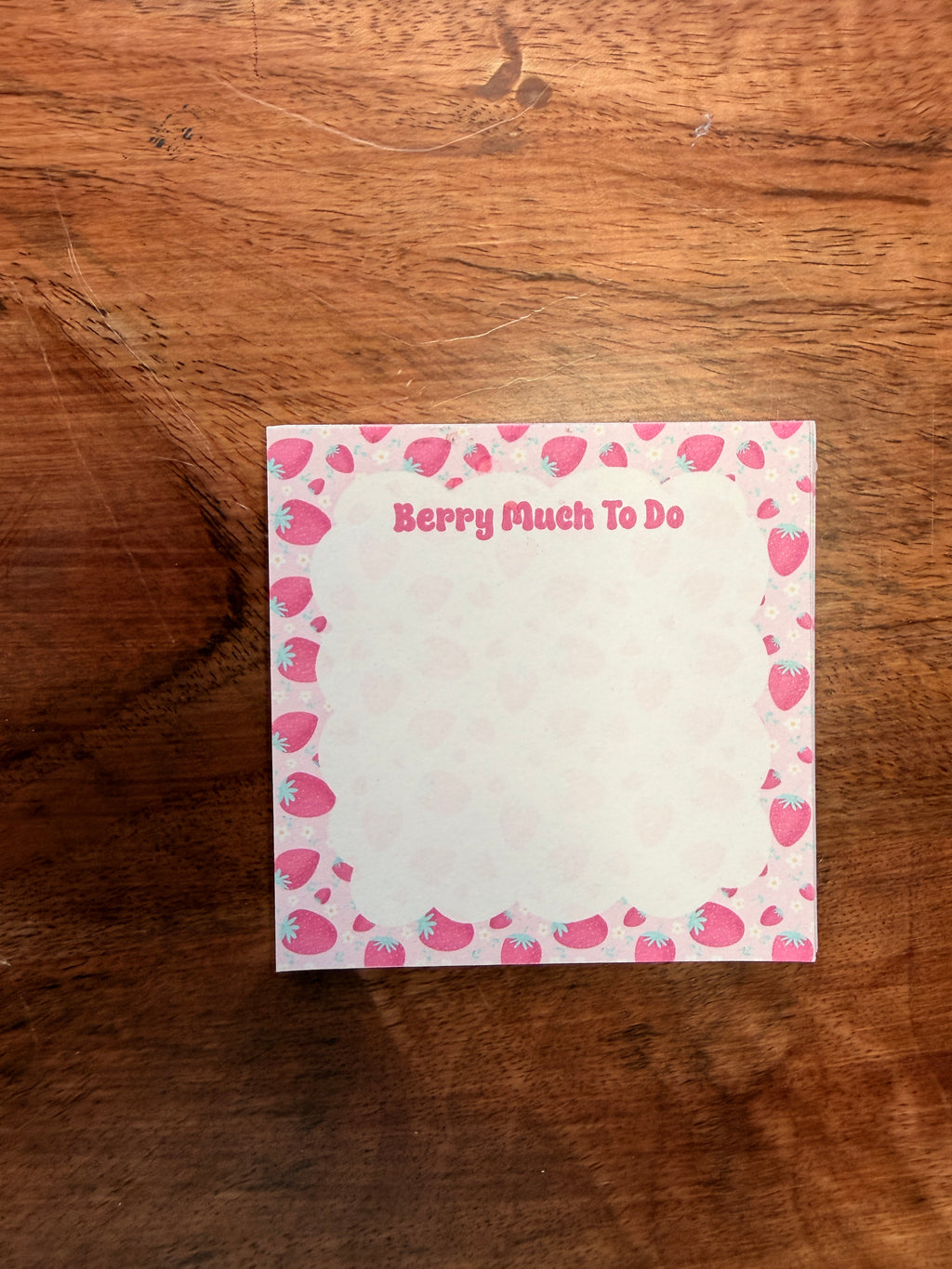 Berry Much To Do Sticky Notes